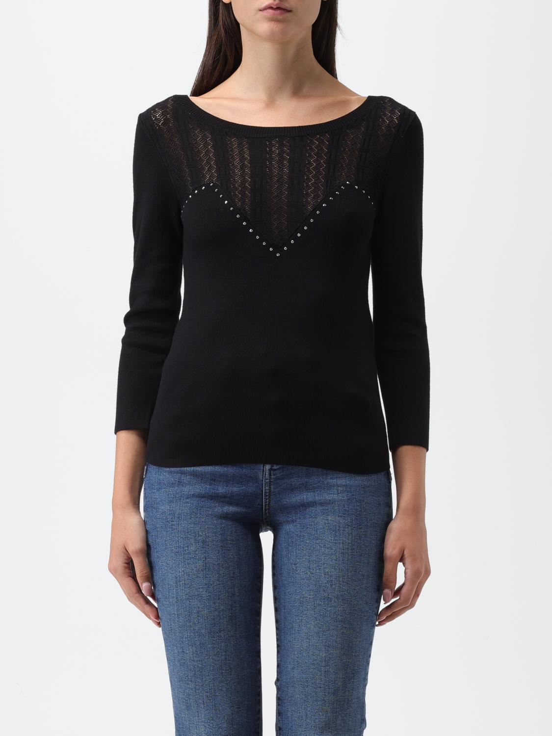 LIU JO PULLOVER: Pullover damen Liu Jo, Schwarz - Img 1