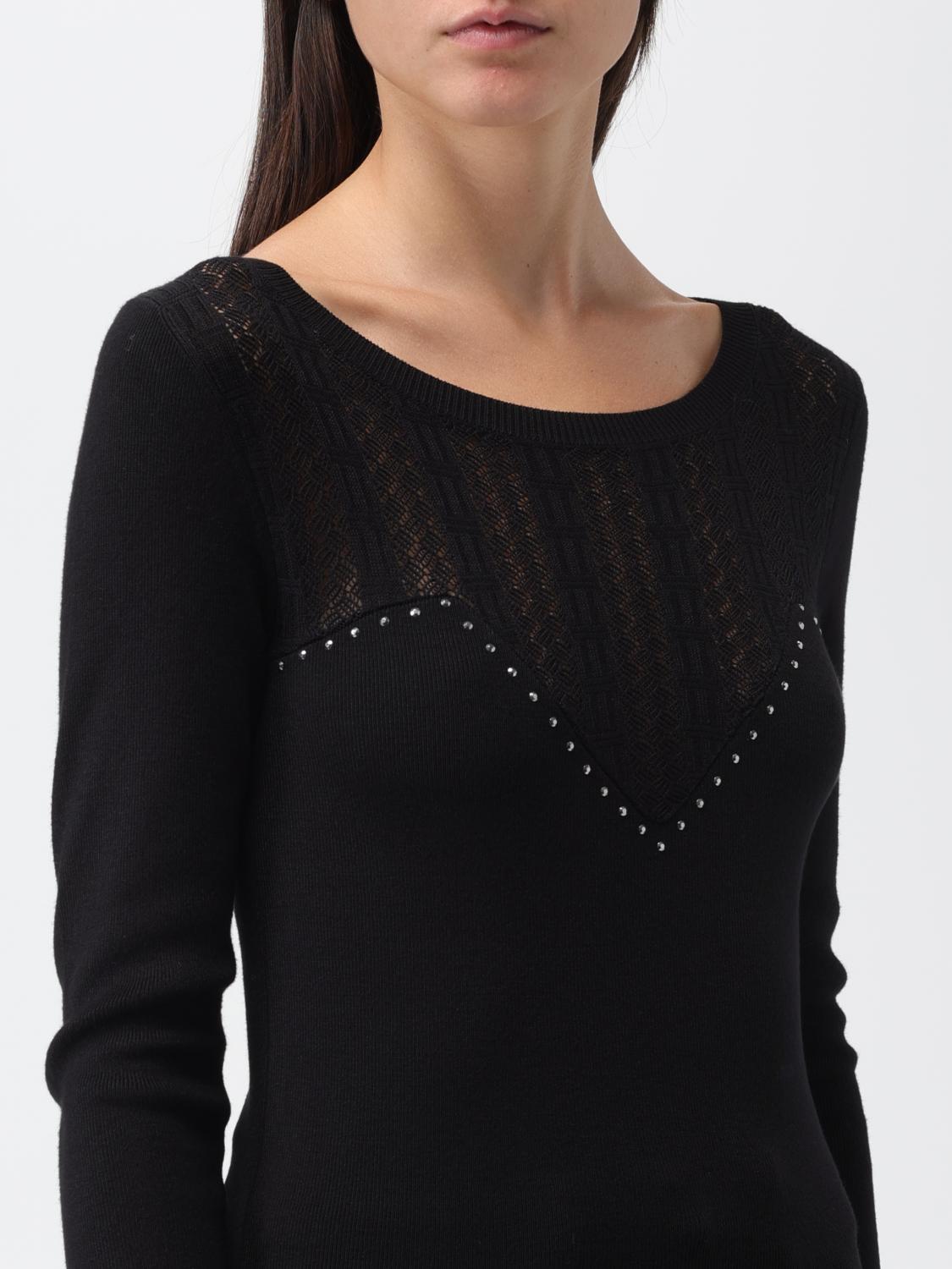 LIU JO PULLOVER: Pullover damen Liu Jo, Schwarz - Img 3