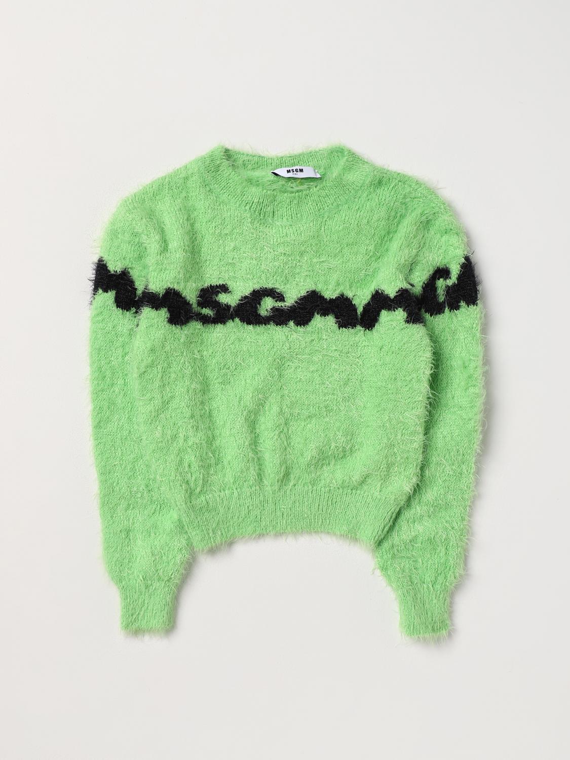 MSGM KIDS PULLOVER: Pullover kinder MSGM Kids, Grün - Img 1