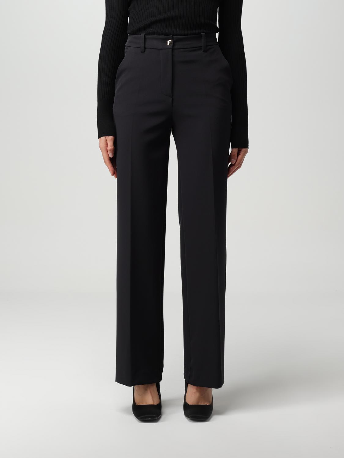 パンツ KAOS Woman Pants Black PI1CO057 0001 Kaos Outlet: Pants woman - Black | Kaos pants PI1CO057