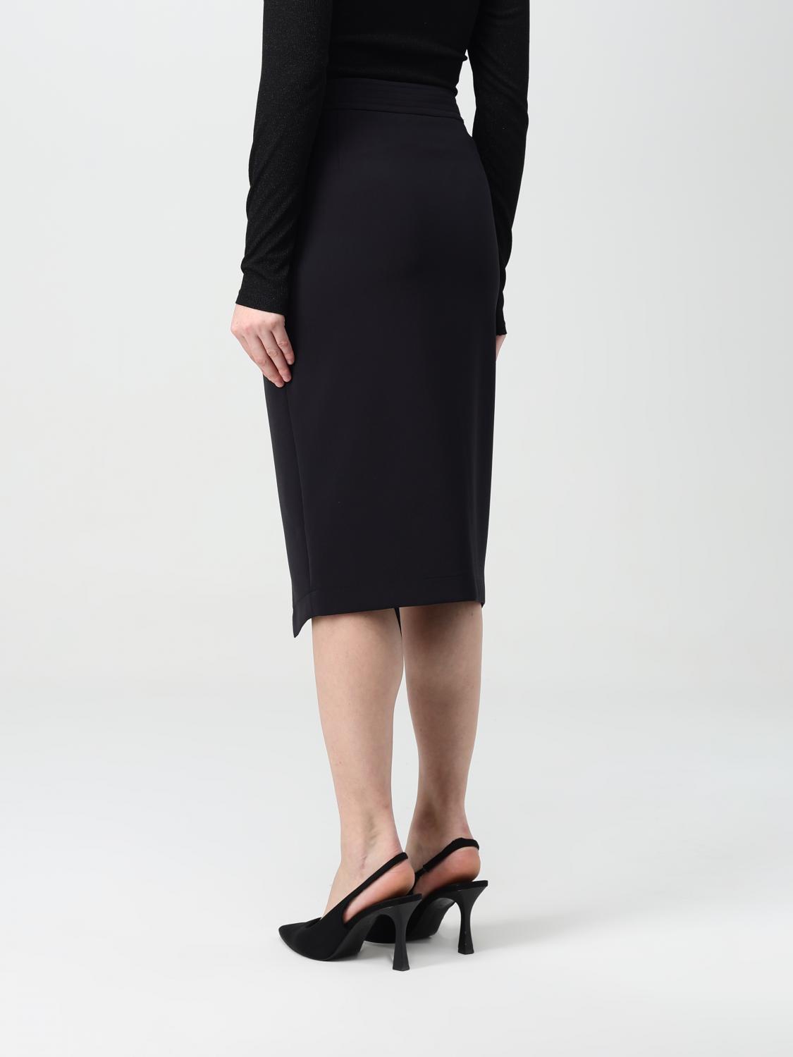 スカート KAOS Woman Skirt Black PI1CO058 0001 Kaos Outlet: Skirt woman - Black | Kaos skirt PI1CO058