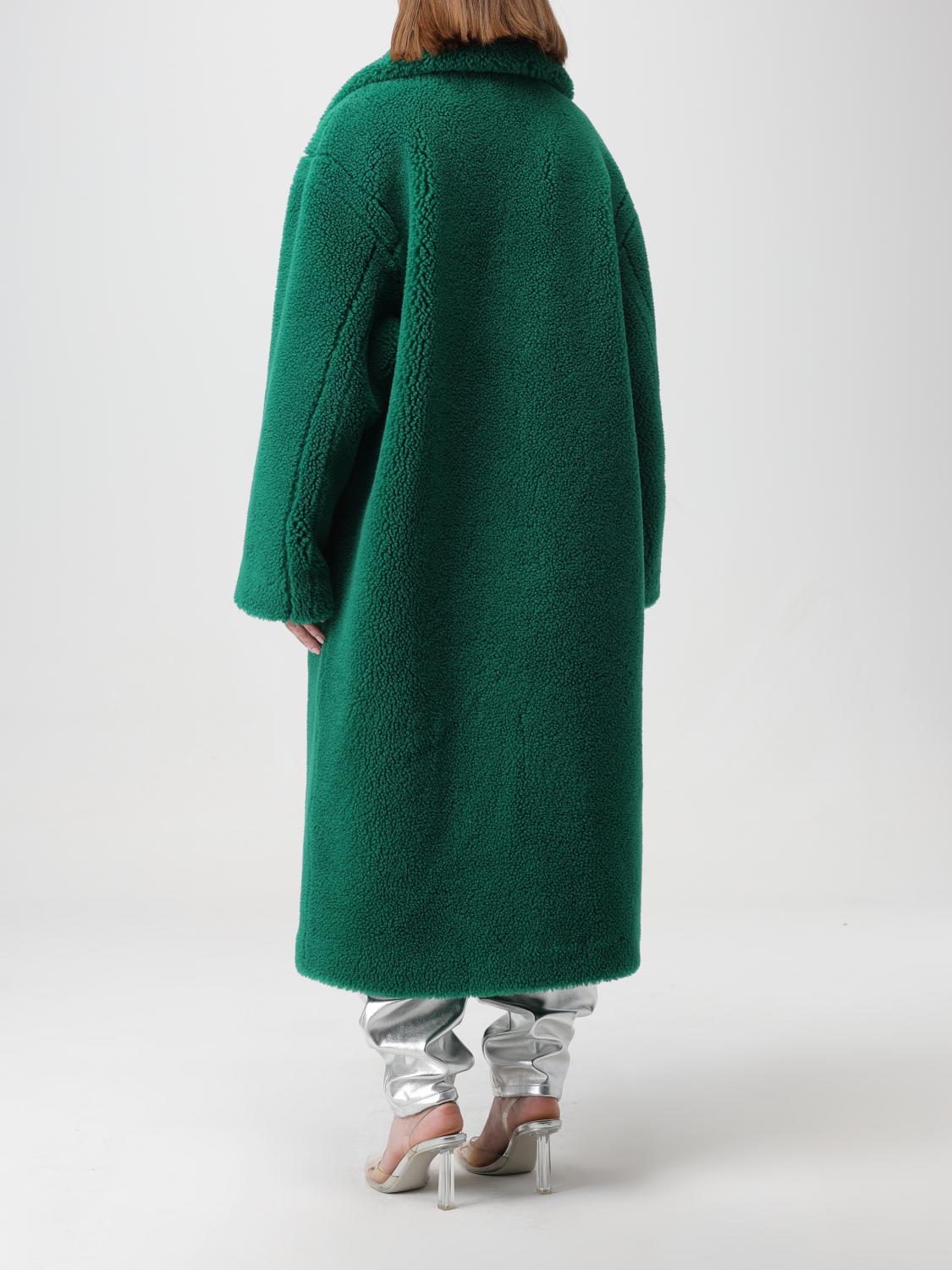 STAND STUDIO CAPPOTTO: Cappotto Stand Studio in shearling sintetico, Verde - Img 2
