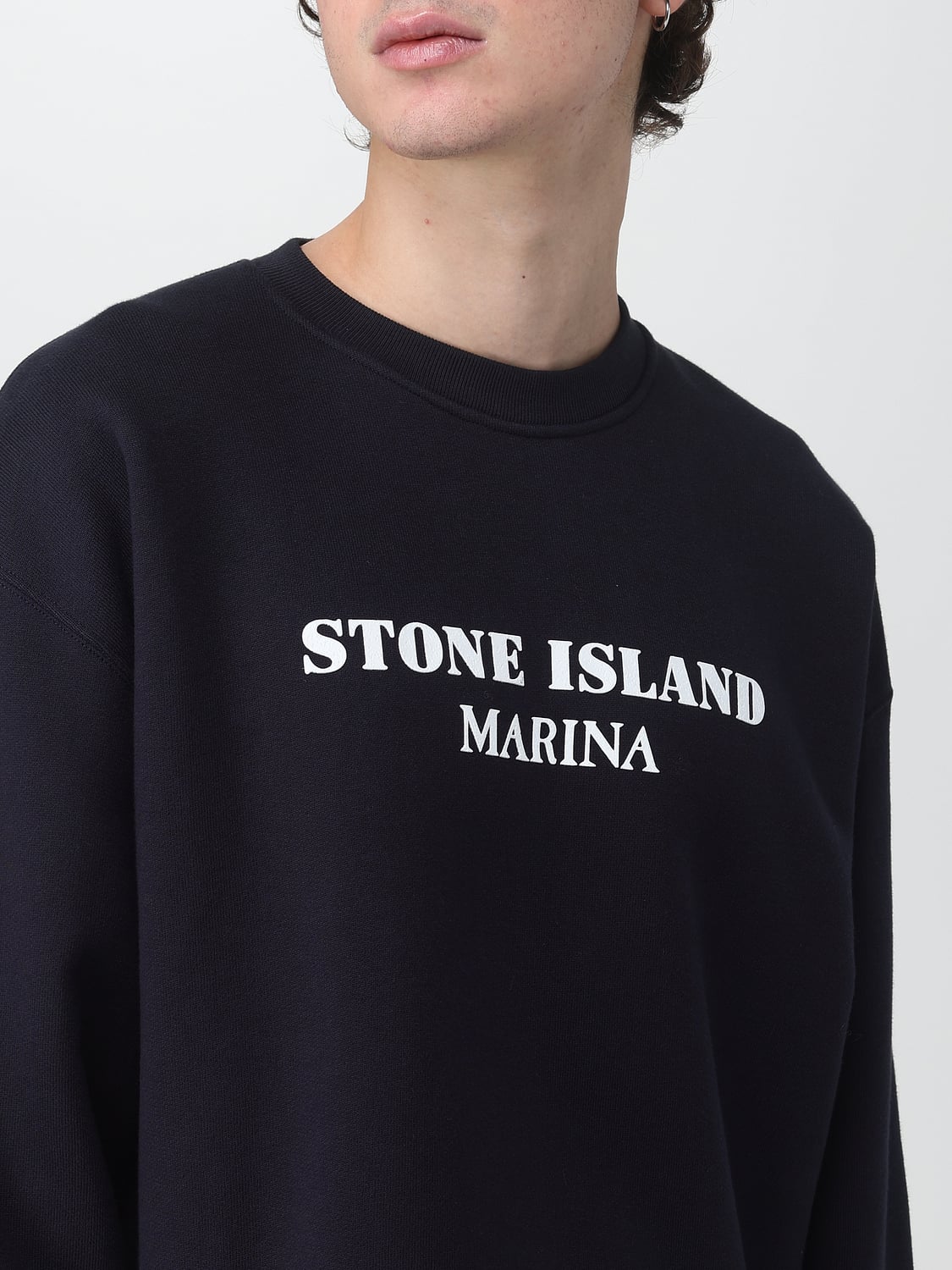 STONE ISLAND SUDADERA: Sudadera hombre Stone Island, Azul Oscuro - Img 5