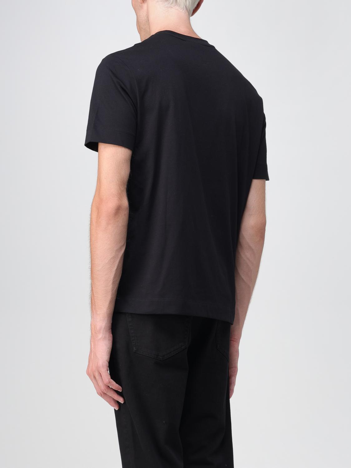 EMPORIO ARMANI T-SHIRT: Emporio Armani cotton t-shirt with logo, Black 1 - Img 2