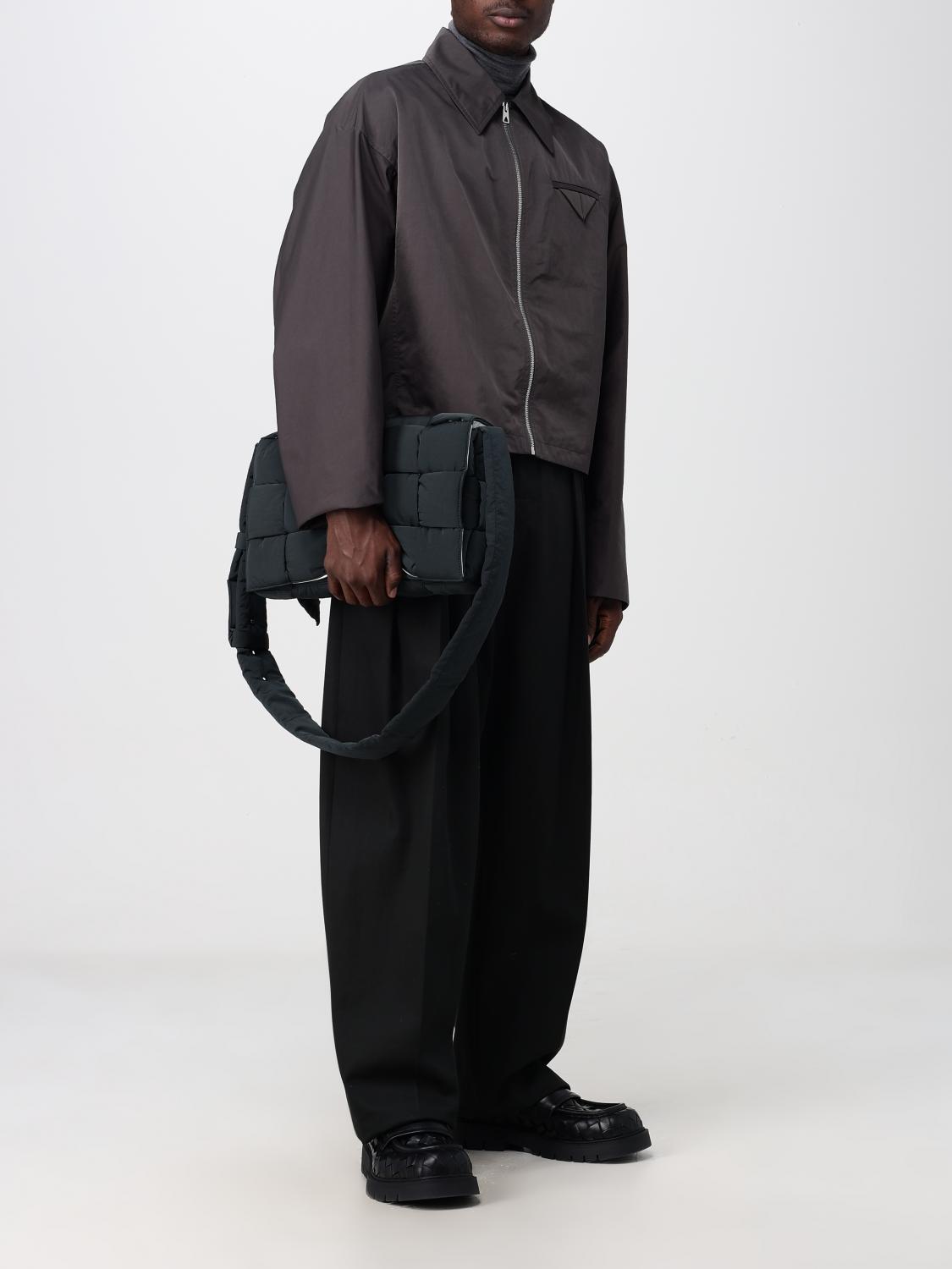 BOTTEGA VENETA BORSA A TRACOLLA: Borsa Bottega Veneta in nylon padded intrecciato, Inchiostro - Img 2