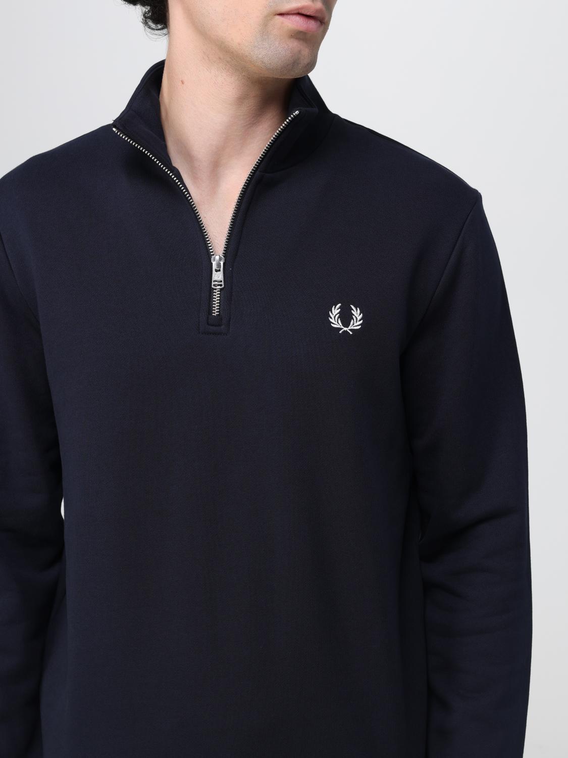 FRED PERRY SUDADERA: Jersey hombre Fred Perry, Azul Oscuro - Img 3