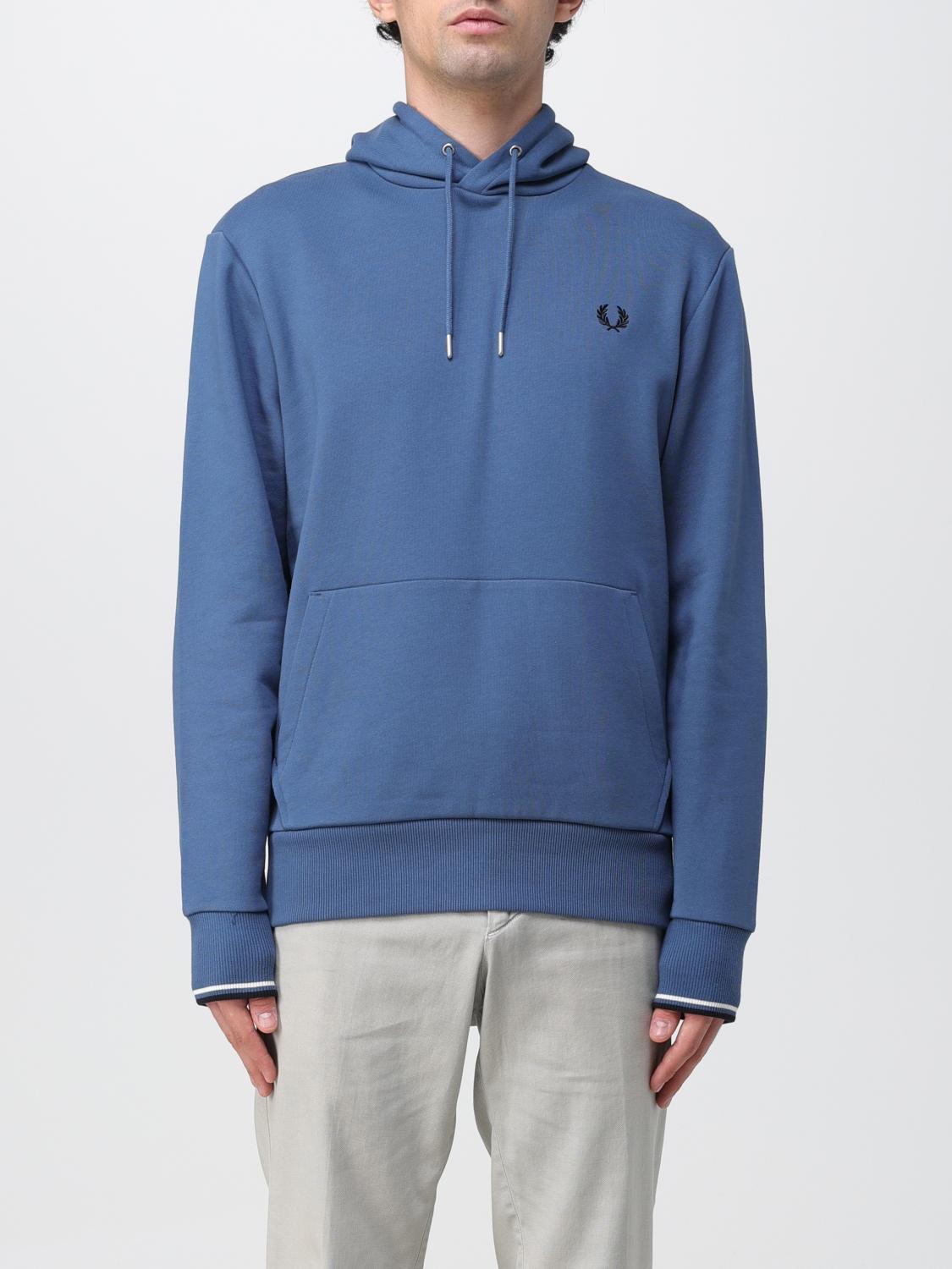 FRED PERRY SWEATSHIRT: Sweater men Fred Perry, Blue - Img 1