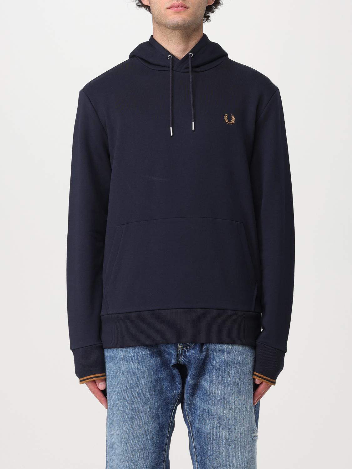 FRED PERRY SWEATSHIRT: Sweater men Fred Perry, Blue 1 - Img 1