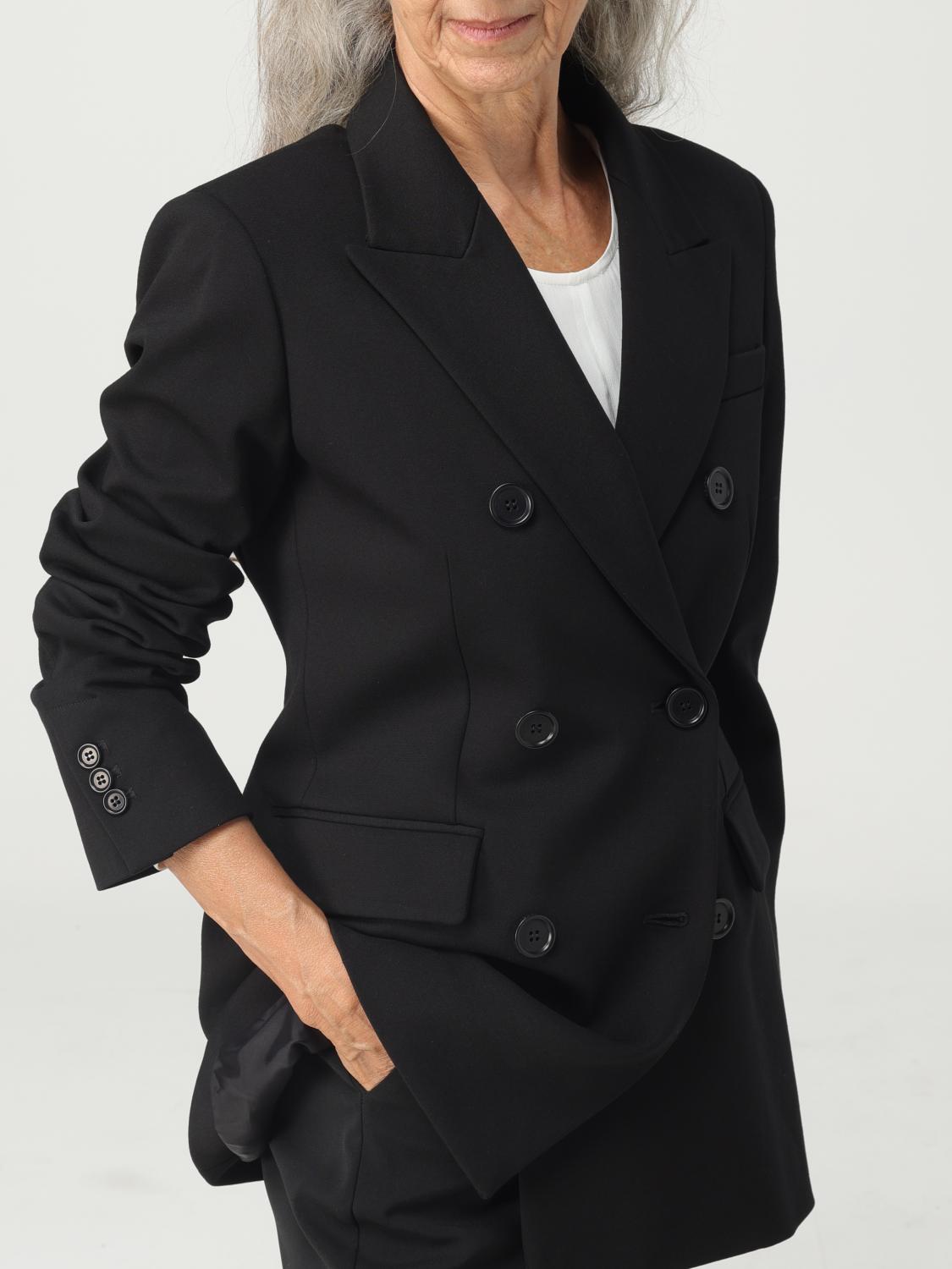 ASPESI GIACCA: Blazer Aspesi in misto viscosa, Nero - Img 4