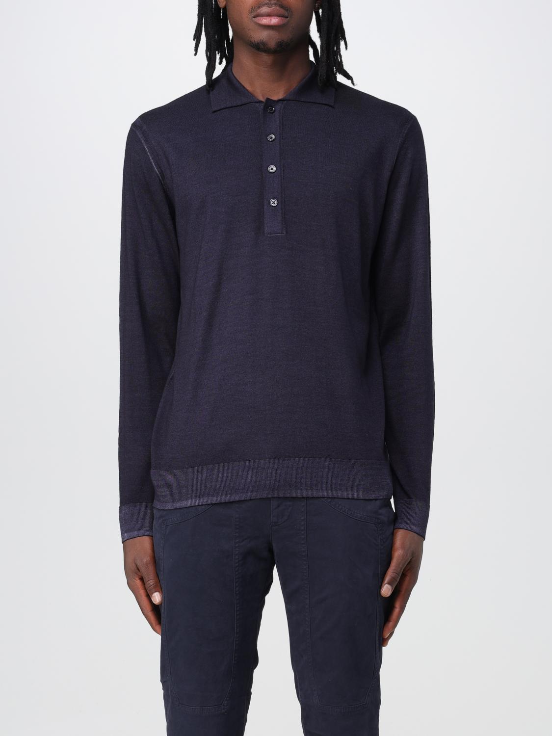 PAOLO PECORA POLO: Pullover herren Paolo Pecora, Blau - Img 1