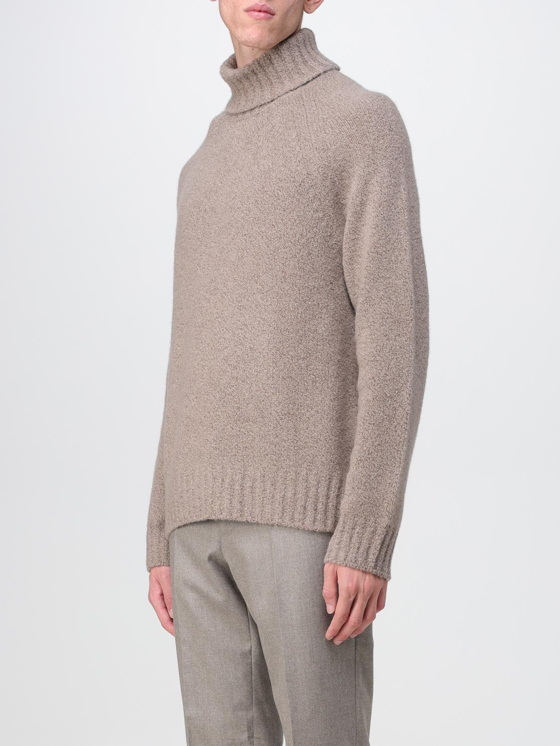 ZEGNA SWEATER: Zegna sweater in cashmere and silk, Camel - Img 4