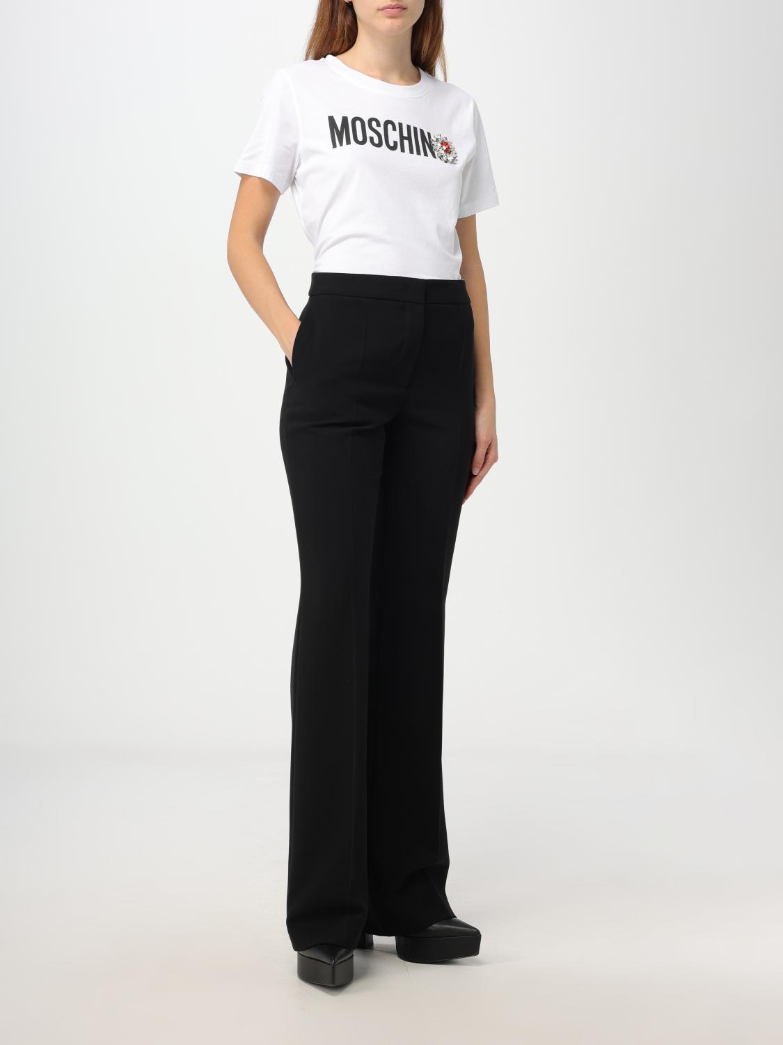 MOSCHINO COUTURE: Pants woman - Black | Moschino Couture
