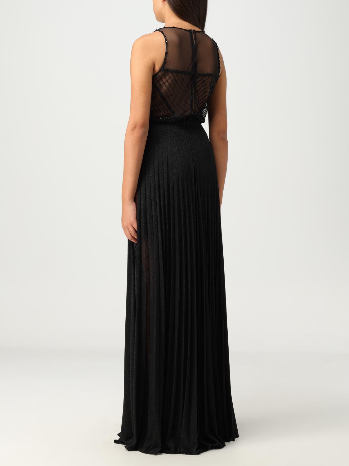 ELISABETTA FRANCHI: Dress woman - Black | Elisabetta Franchi