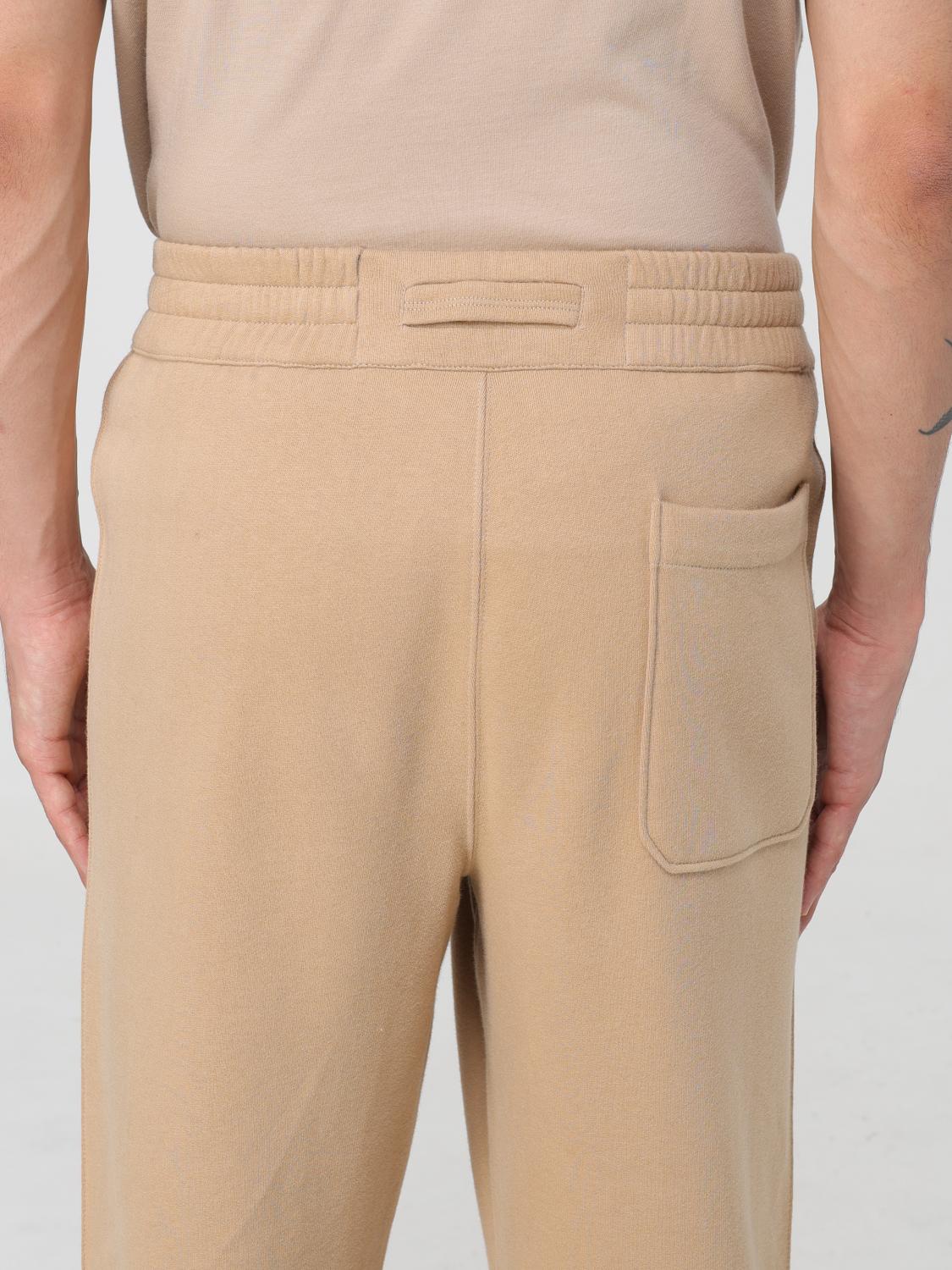 ZEGNA PANTS: Zegna pants in cotton and cashmere, Sand - Img 5
