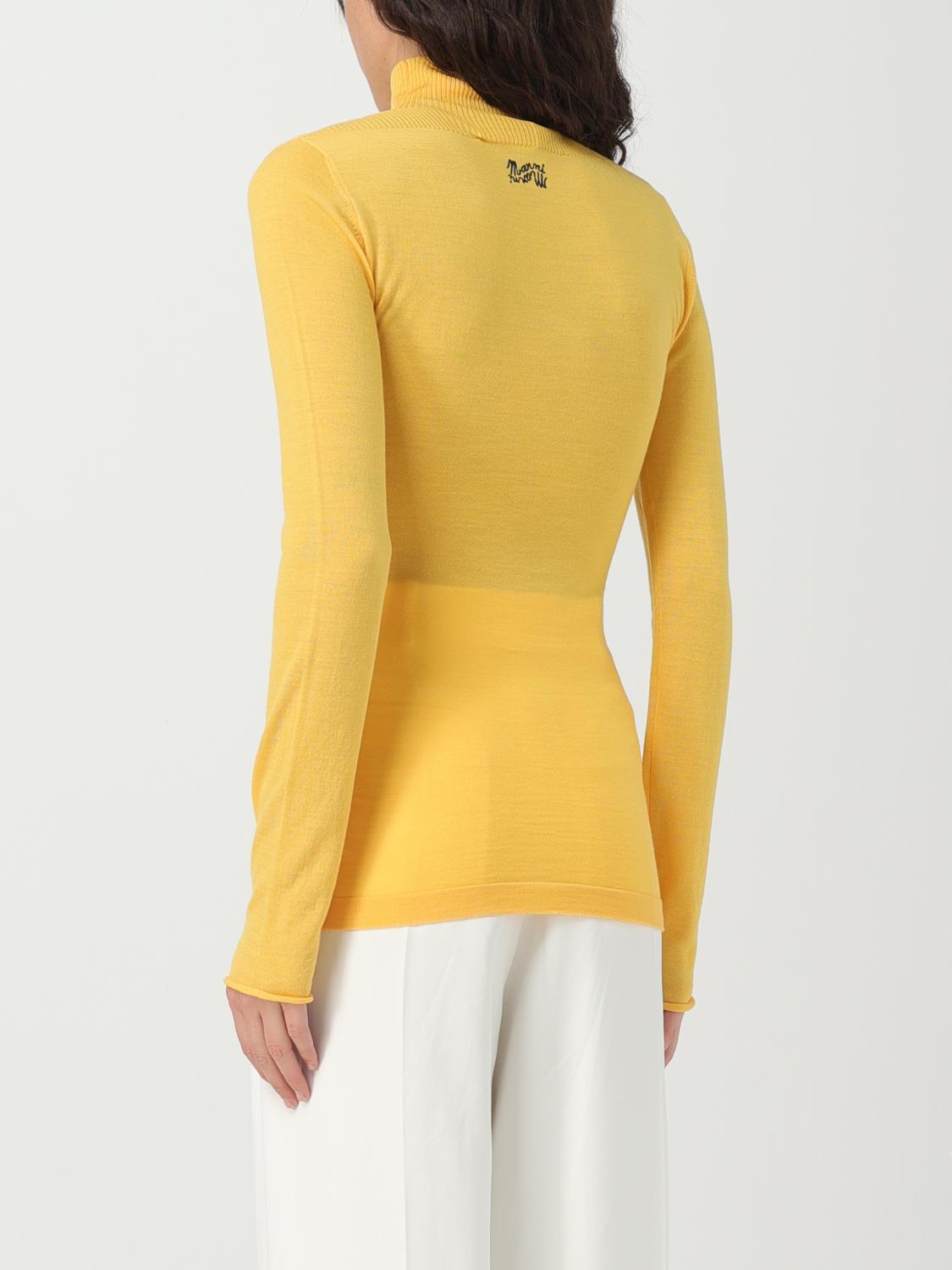 MARNI MAGLIA: Maglia Marni in lana, Giallo - Img 3