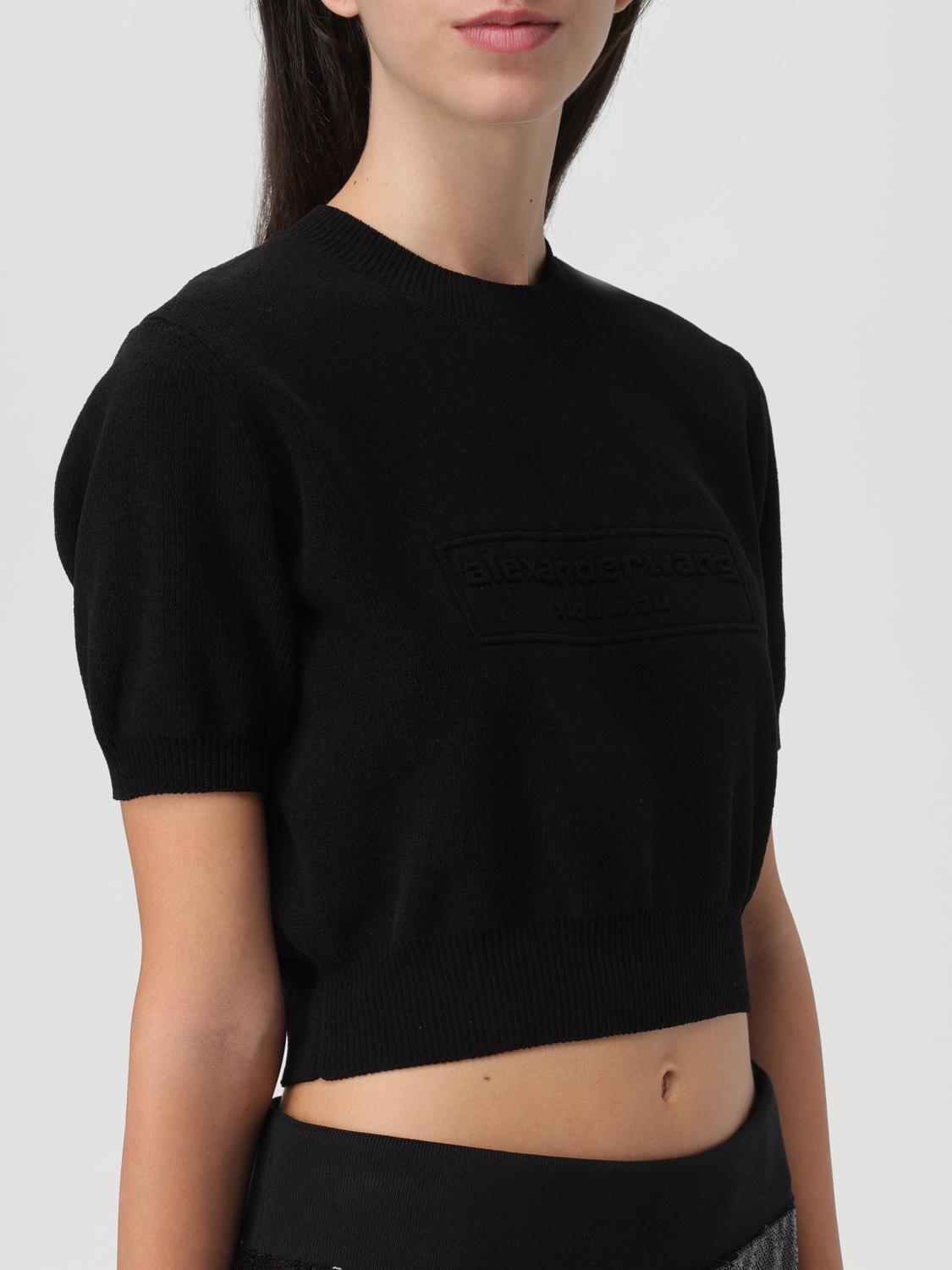 ALEXANDER WANG: top in viscose - Black | Alexander Wang top