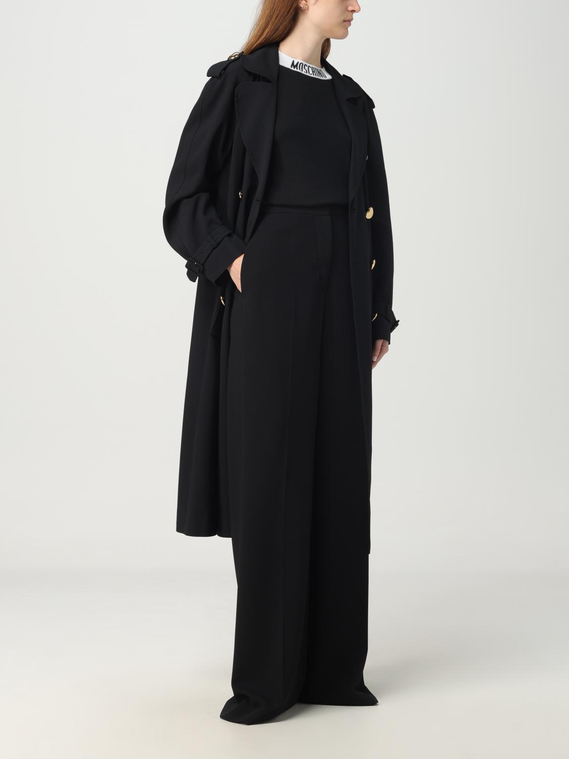 Moschino Couture Trench coat woman - Black | 06040433 | GIGLIO.COM