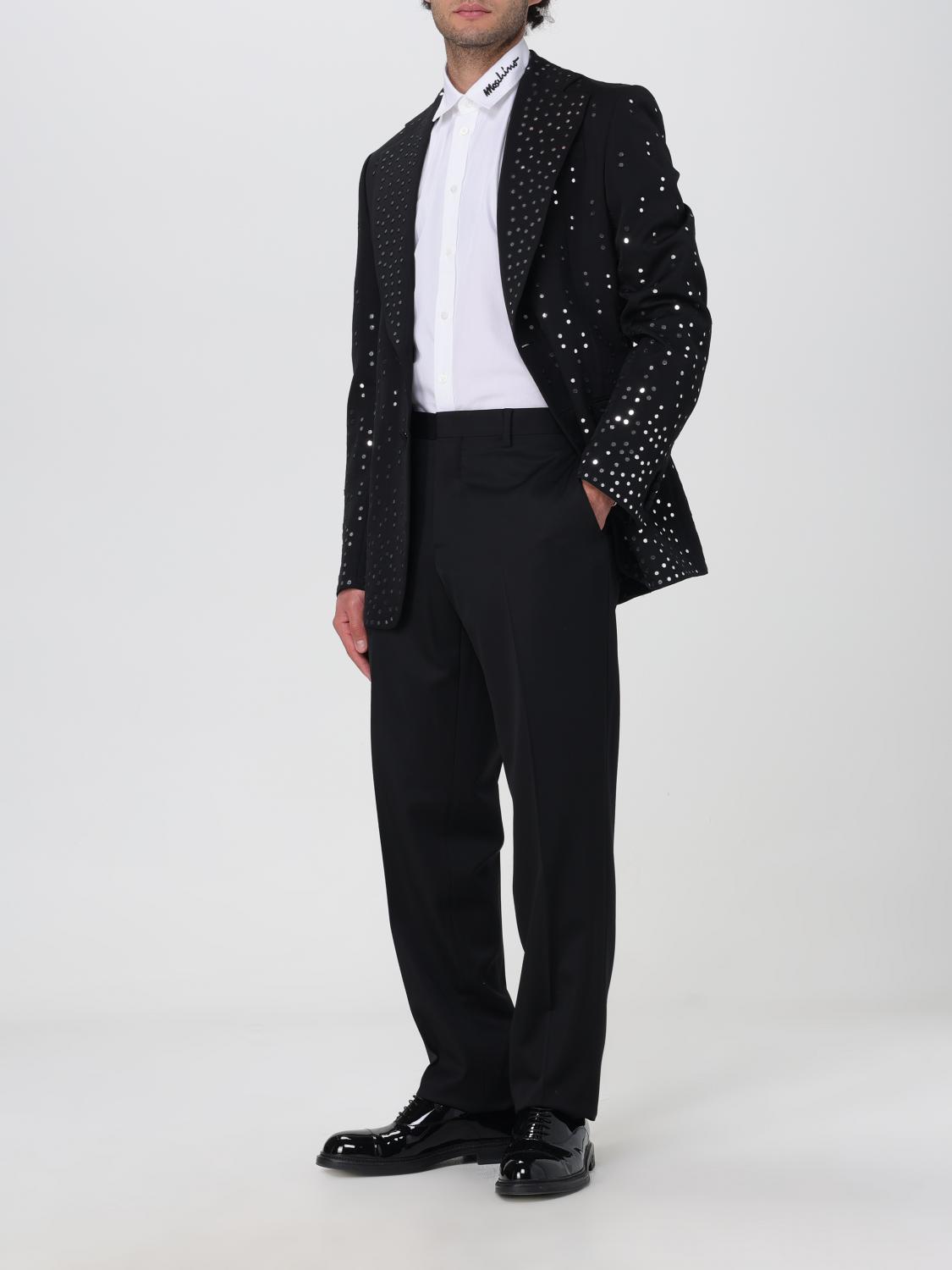 MOSCHINO COUTURE PANTS: Pants men Moschino Couture, Black - Img 2