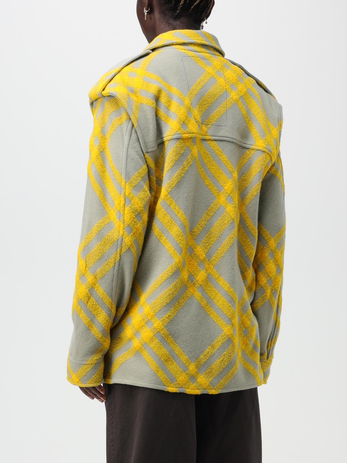 ジャケット BURBERRY Woman Jacket Yellow 8077274 Burberry Outlet: wool blend jacket - Yellow | Burberry