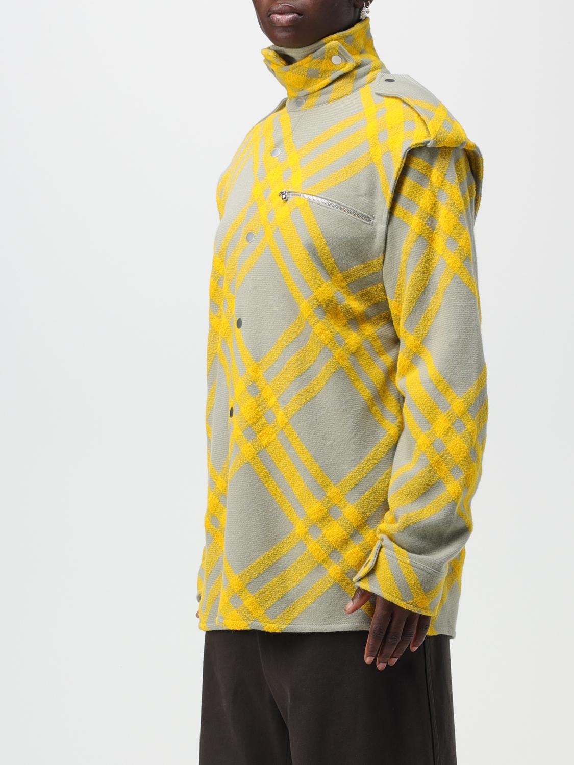 ジャケット BURBERRY Woman Jacket Yellow 8077274 Burberry Outlet: wool blend jacket - Yellow | Burberry