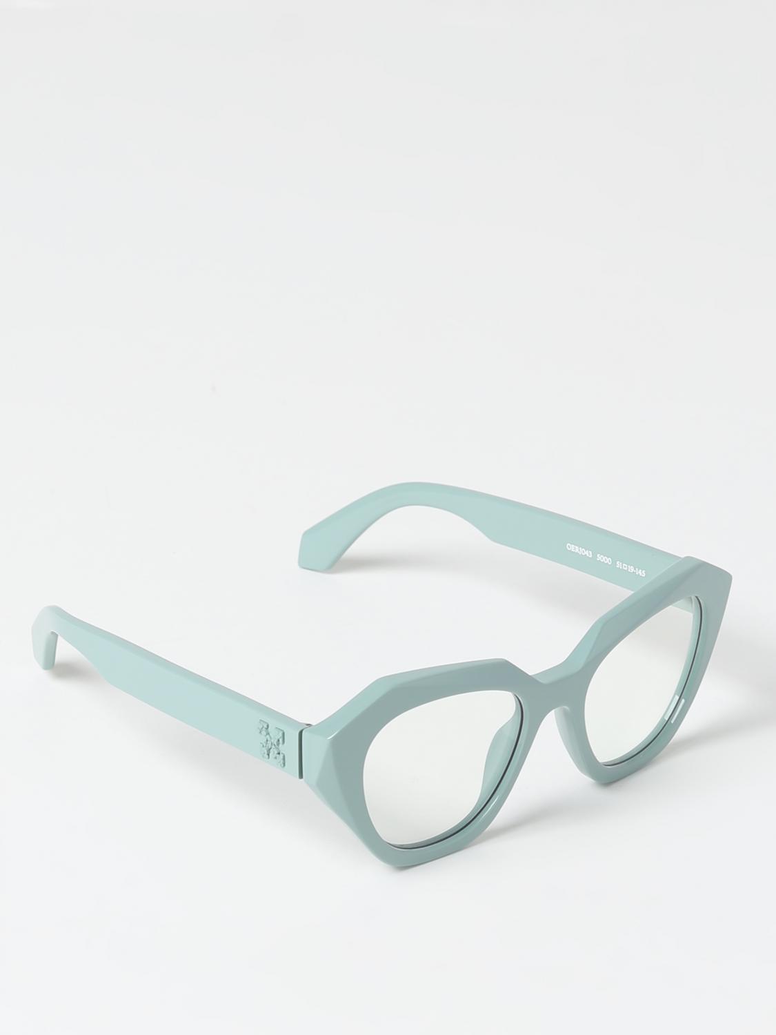 メガネ Off-White Off White - OPTICAL STYLE 43 - light green Off-White Outlet: Style 43 acetate eyeglasses - Green | Off