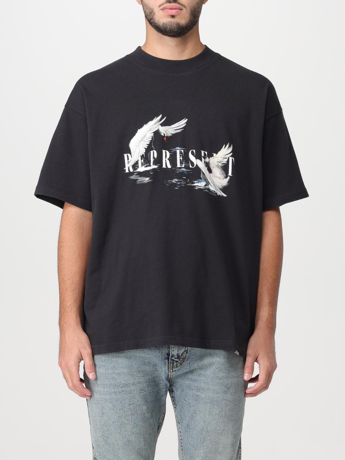 REPRESENT T-SHIRT: T-shirt men Represent, Black - Img 1