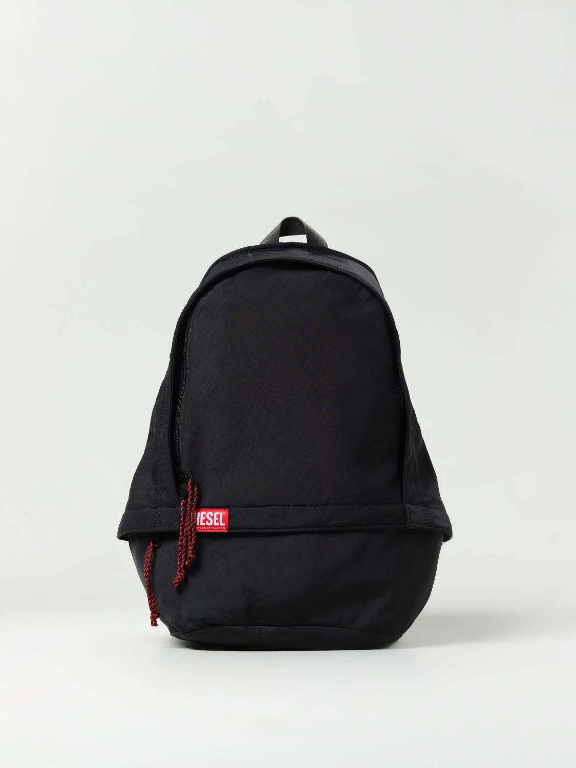 Diesel Rave backpack in recycled nylon - Black | X09371P5183