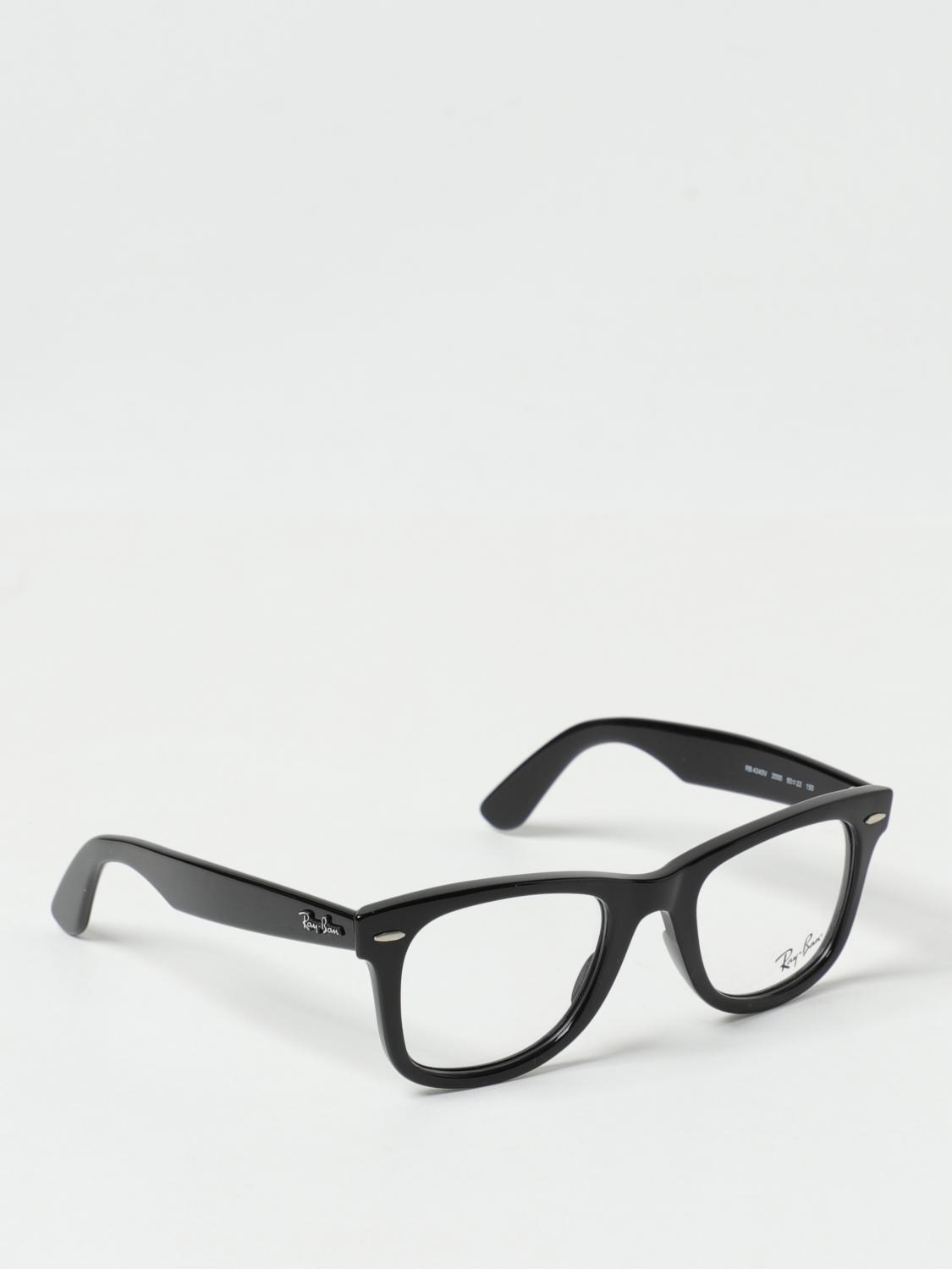 RAY-BAN OPTICAL FRAMES: Wayfarer Acetate Eyeglasses Ray-Ban, Black - Img 1