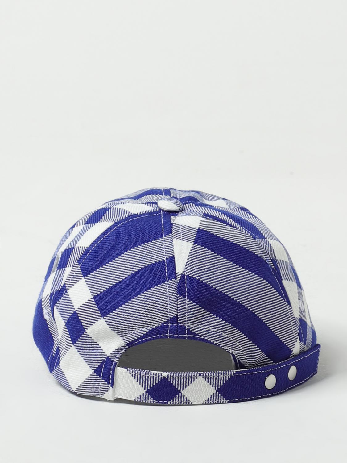 BURBERRY GORRO: Gorro hombre Burberry, Azul Oscuro - Img 3