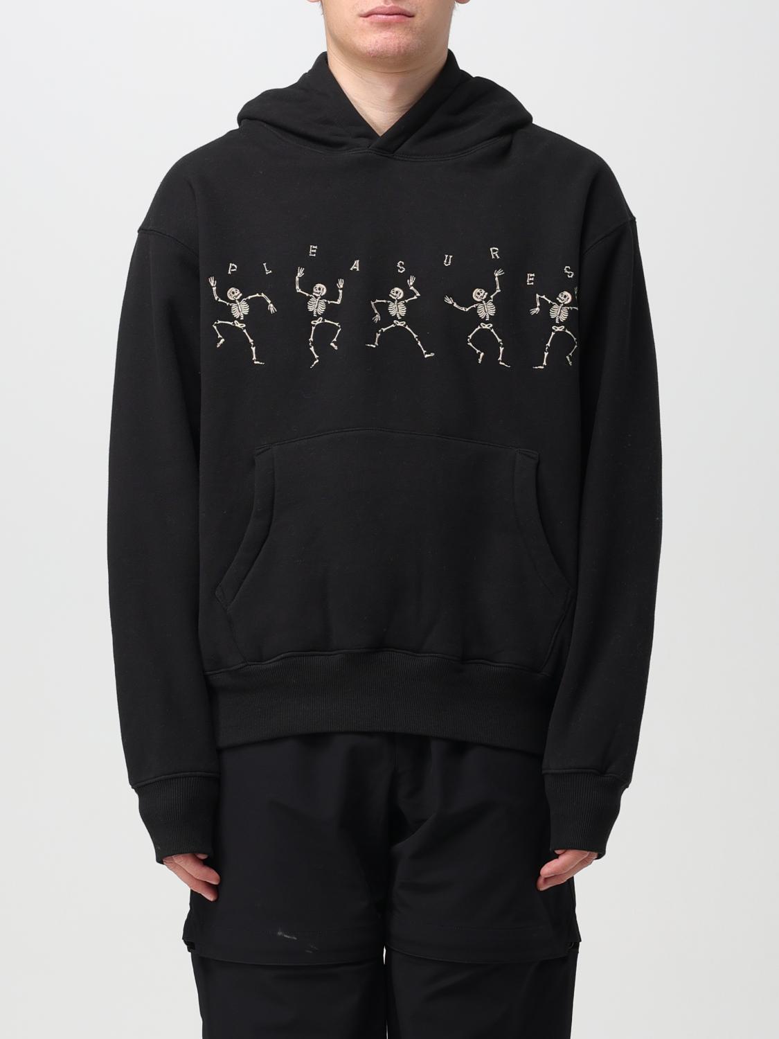 PLEASURES SWEATSHIRT: Sweatshirt men Pleasures, Black - Img 1