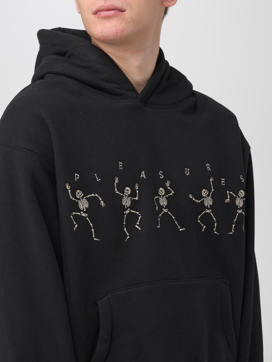 PLEASURES SWEATSHIRT: Sweatshirt men Pleasures, Black - Img 3