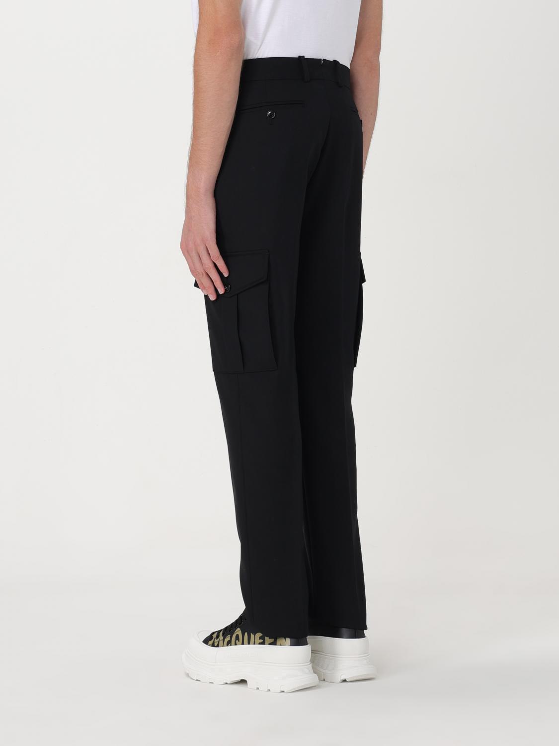 MCQUEEN PANTS: Pants men McQueen, Black - Img 3