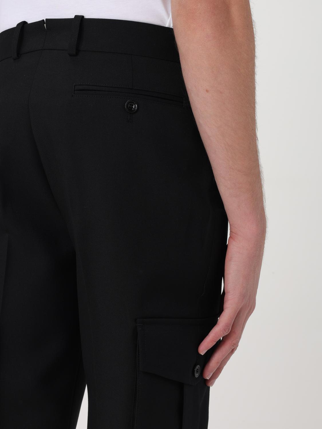 MCQUEEN PANTS: Pants men McQueen, Black - Img 5