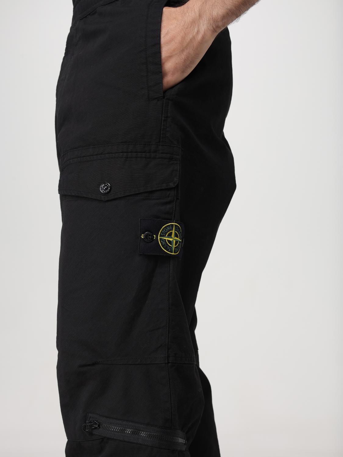 STONE ISLAND PANTS: Pants men Stone Island, Black - Img 4