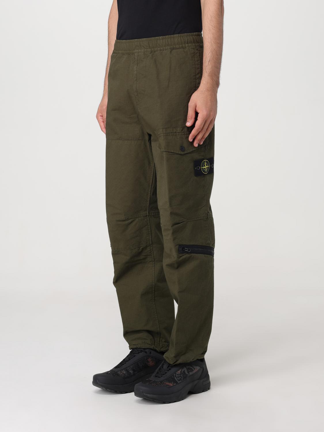 STONE ISLAND PANTS: Pants men Stone Island, Green - Img 3