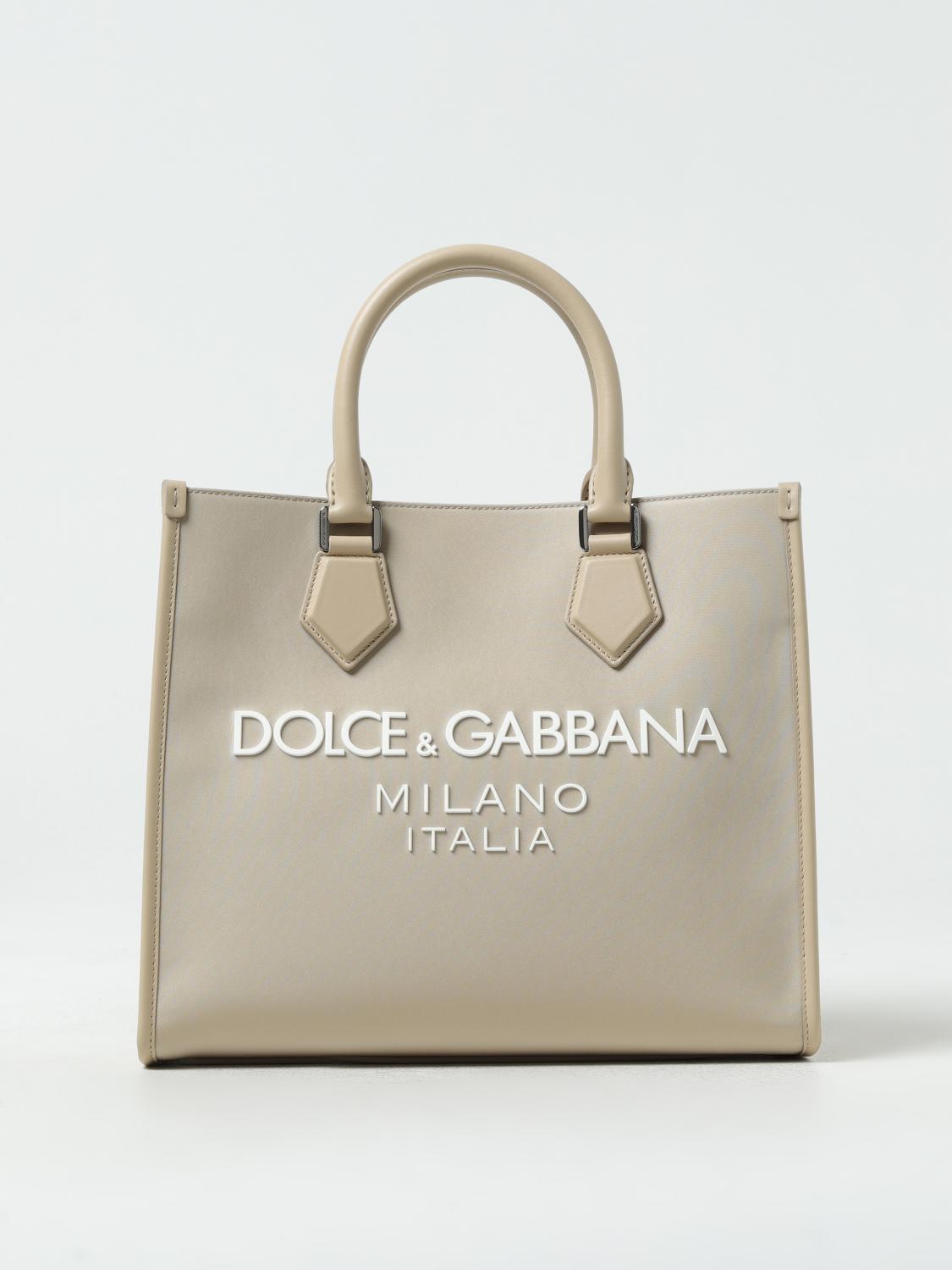 DOLCE & GABBANA BOLSO DE MANO: Bandolera mujer Dolce & Gabbana, Beige - Img 1