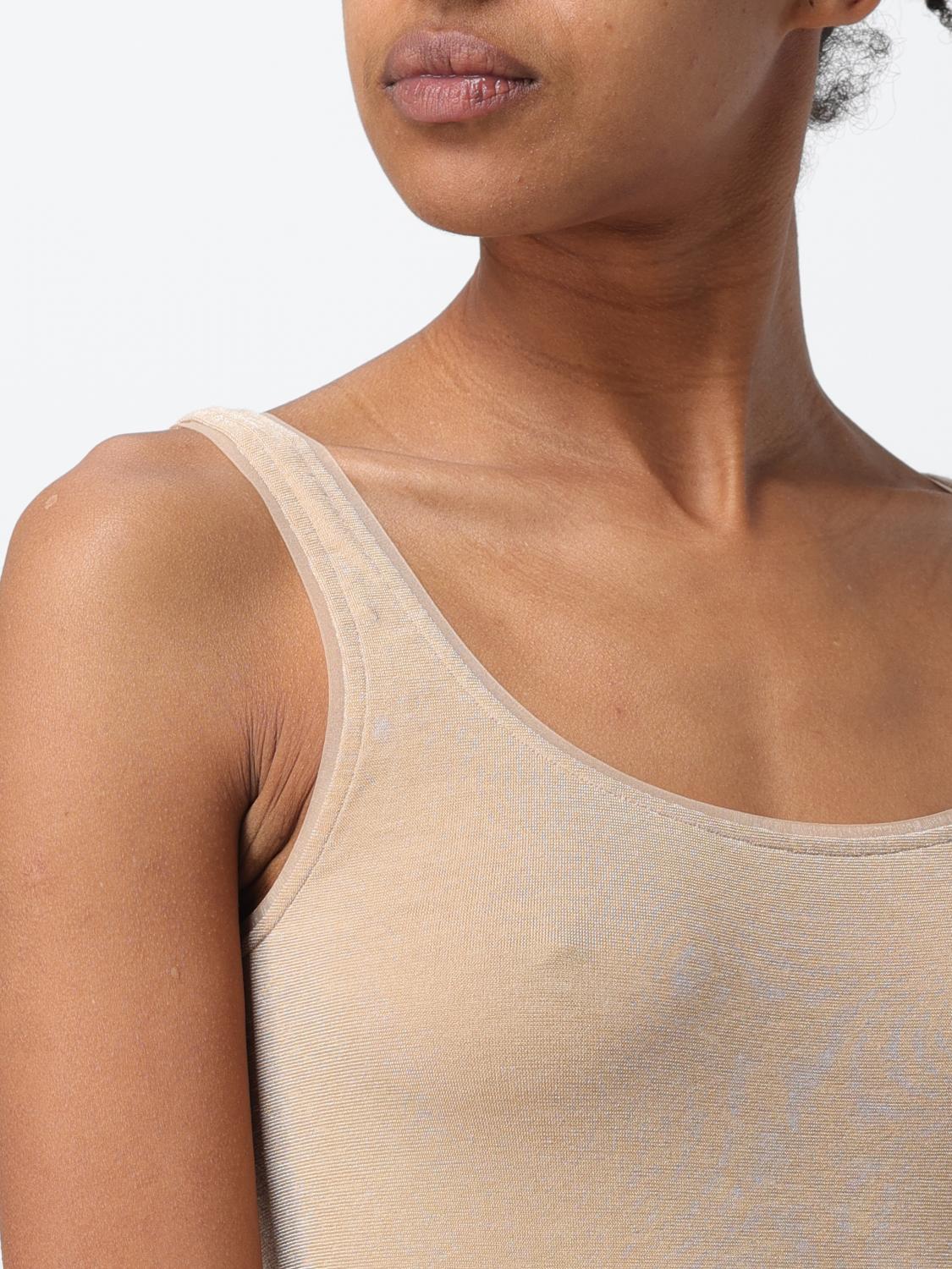 WOLFORD ボディ: トップス レディース Wolford, コーヒー - Img 4