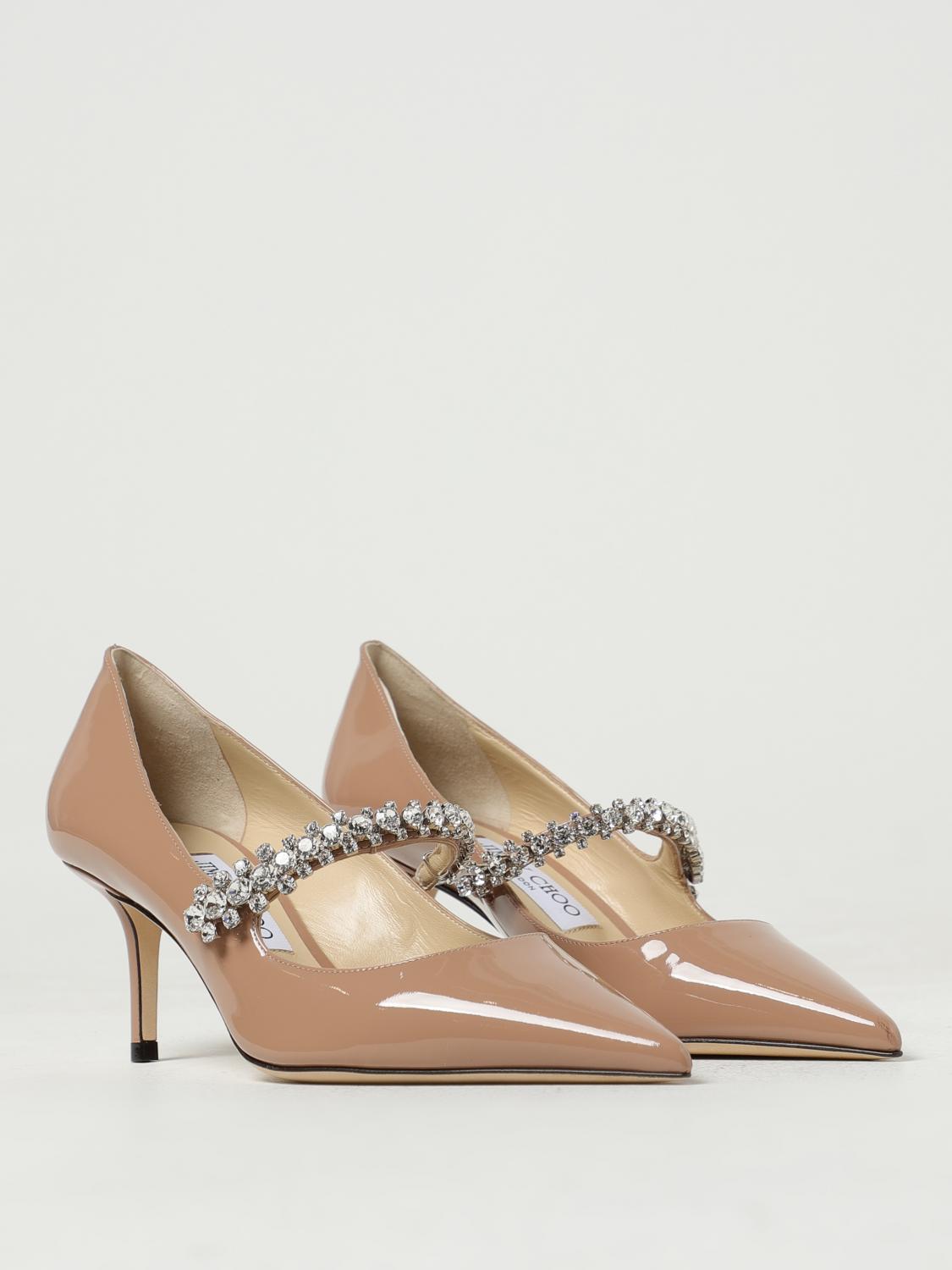 JIMMY CHOO PUMPS: Bing Jimmy Choo Pumps aus Lackleder mit Strasssteinen, Pink - Img 2