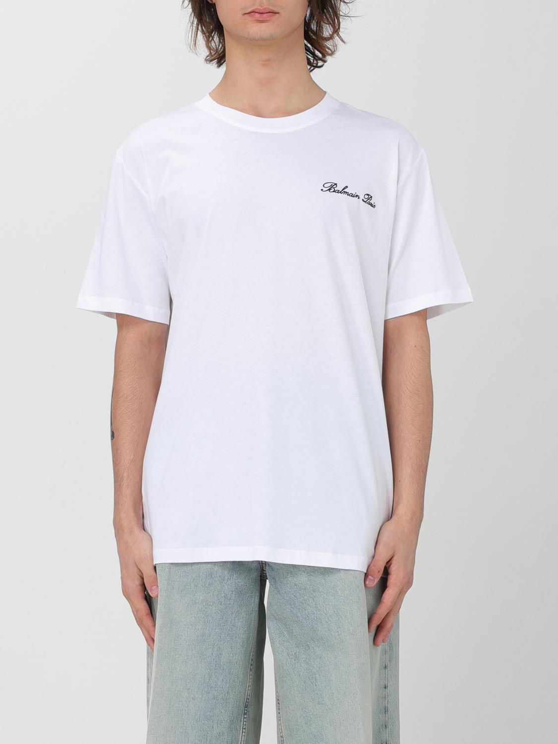BALMAIN T-SHIRT: T-shirt men Balmain, White - Img 1