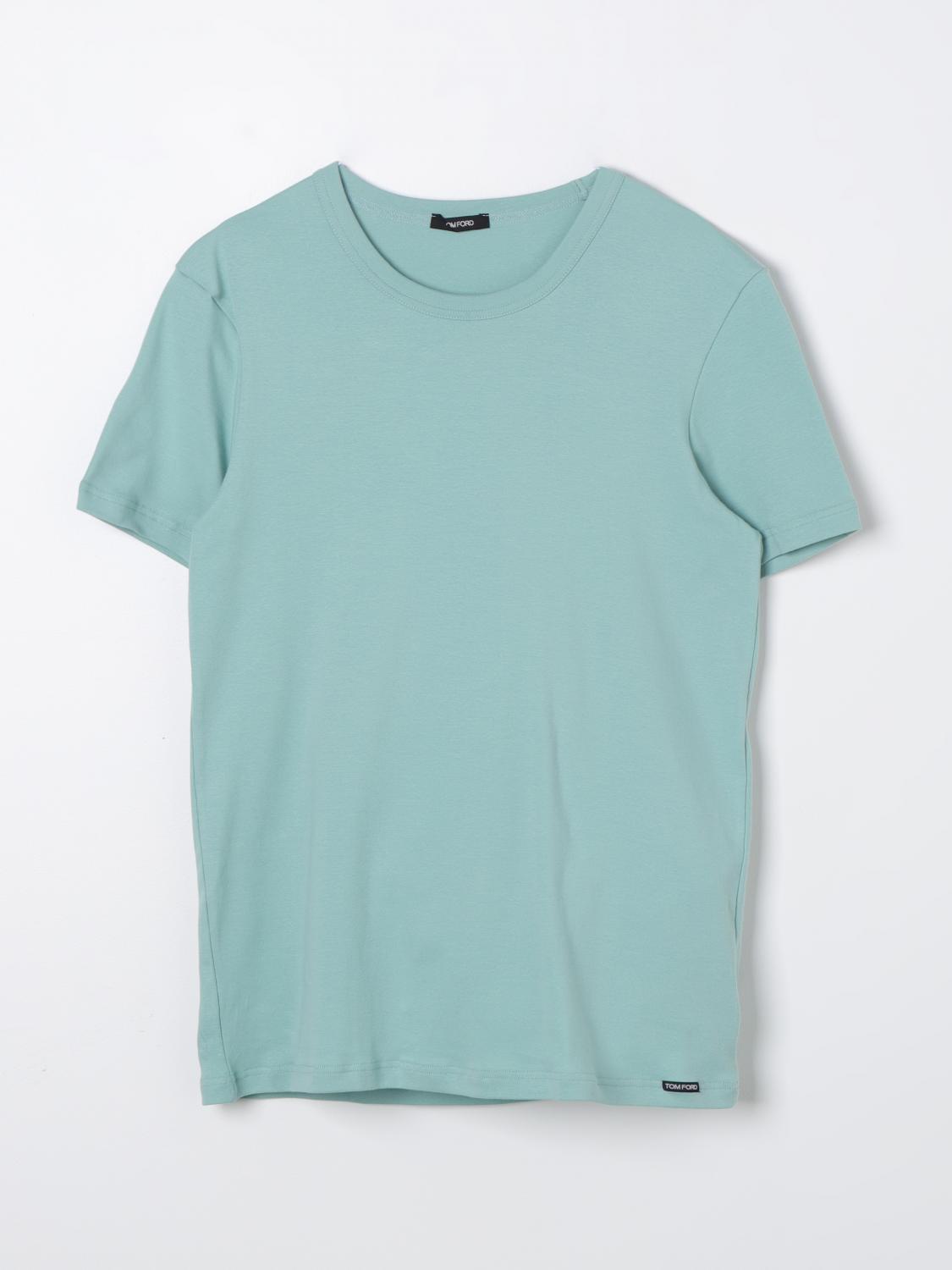 TOM FORD T-SHIRT: T-shirt Tom Ford in jersey di cotone , Salvia - Img 1