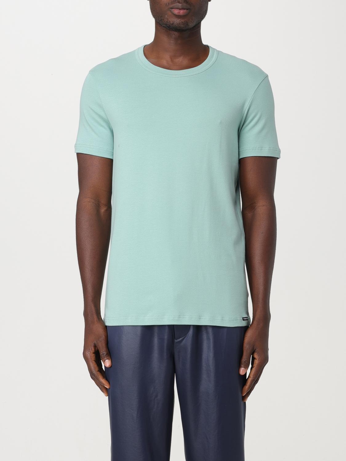 TOM FORD T-SHIRT: T-shirt Tom Ford in jersey di cotone , Salvia - Img 2