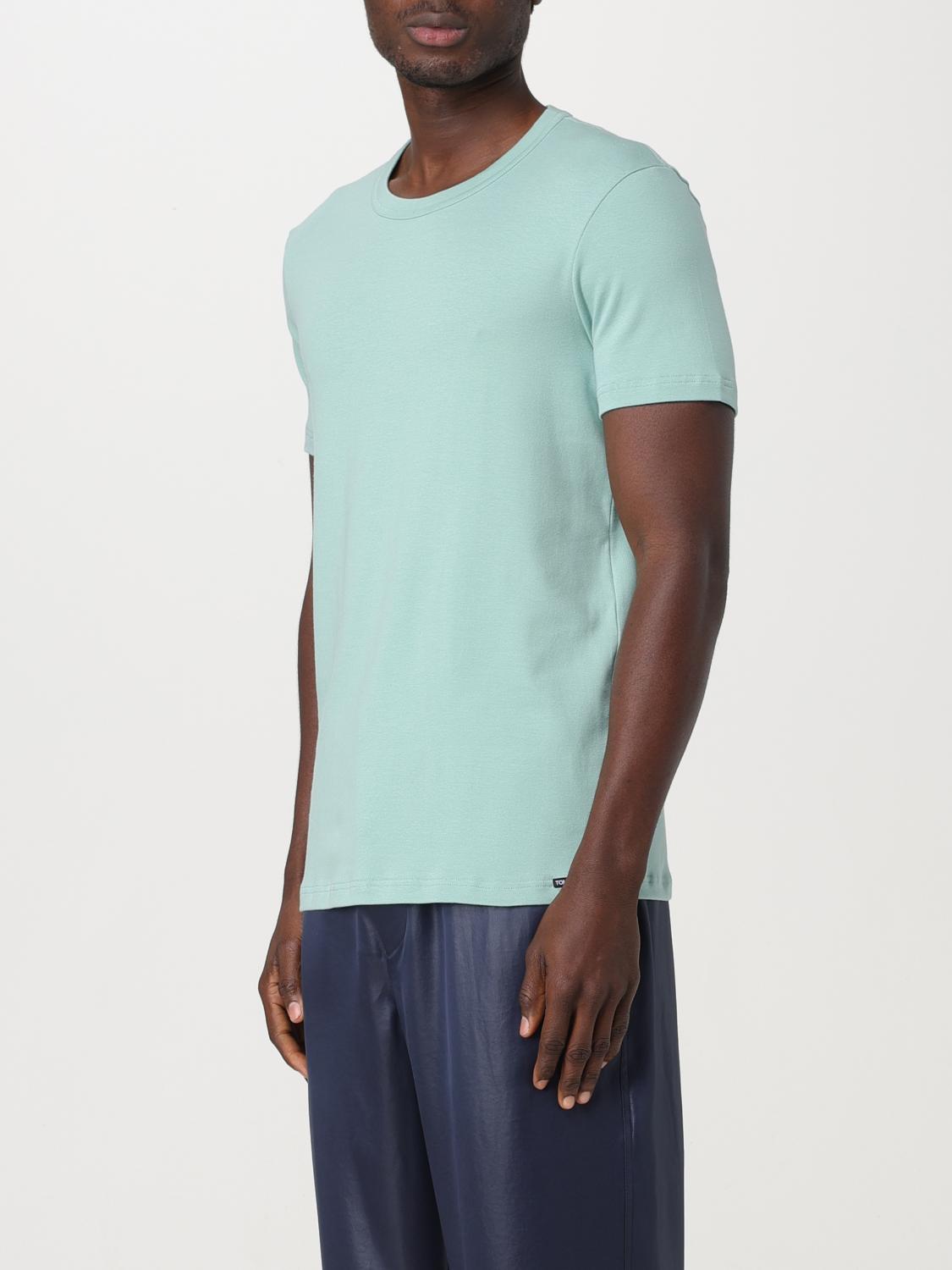 TOM FORD T-SHIRT: T-shirt Tom Ford in jersey di cotone , Salvia - Img 4