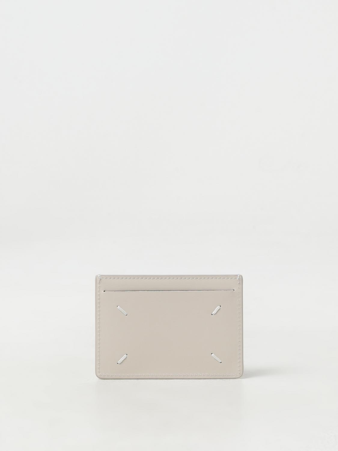 MAISON MARGIELA 財布: Maison Margiela レザー クレジットカードホルダー, グレー - Img 2