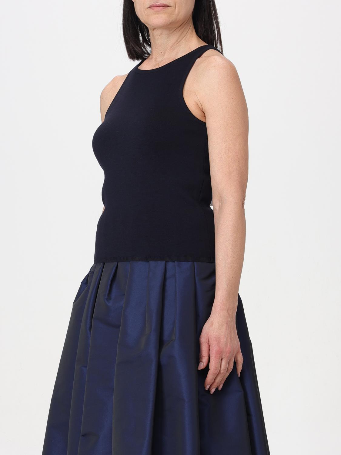 MAX MARA TOP: Top mujer Max Mara, Azul Oscuro - Img 4