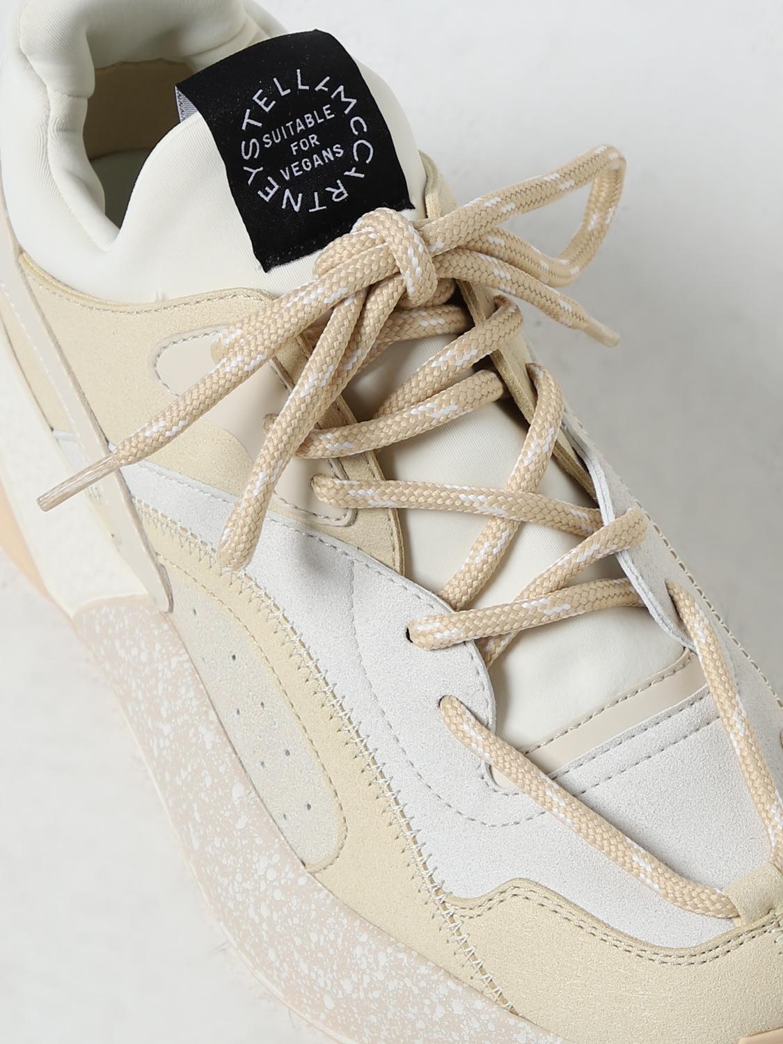 Stella McCartney スニーカー レディース - クリーム | 810144E00083 