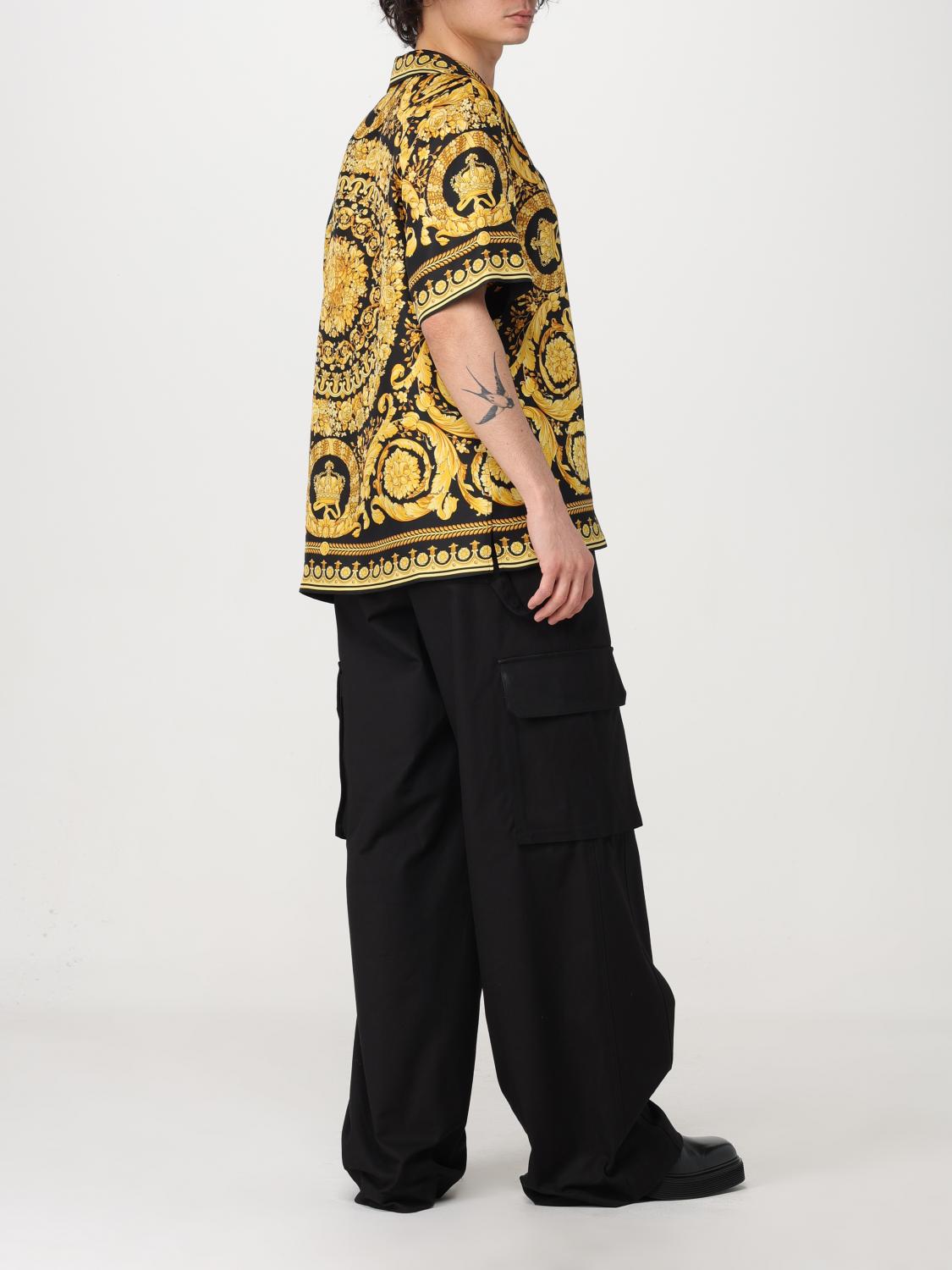 VERSACE SHIRT: Shirt men Versace, Black - Img 2