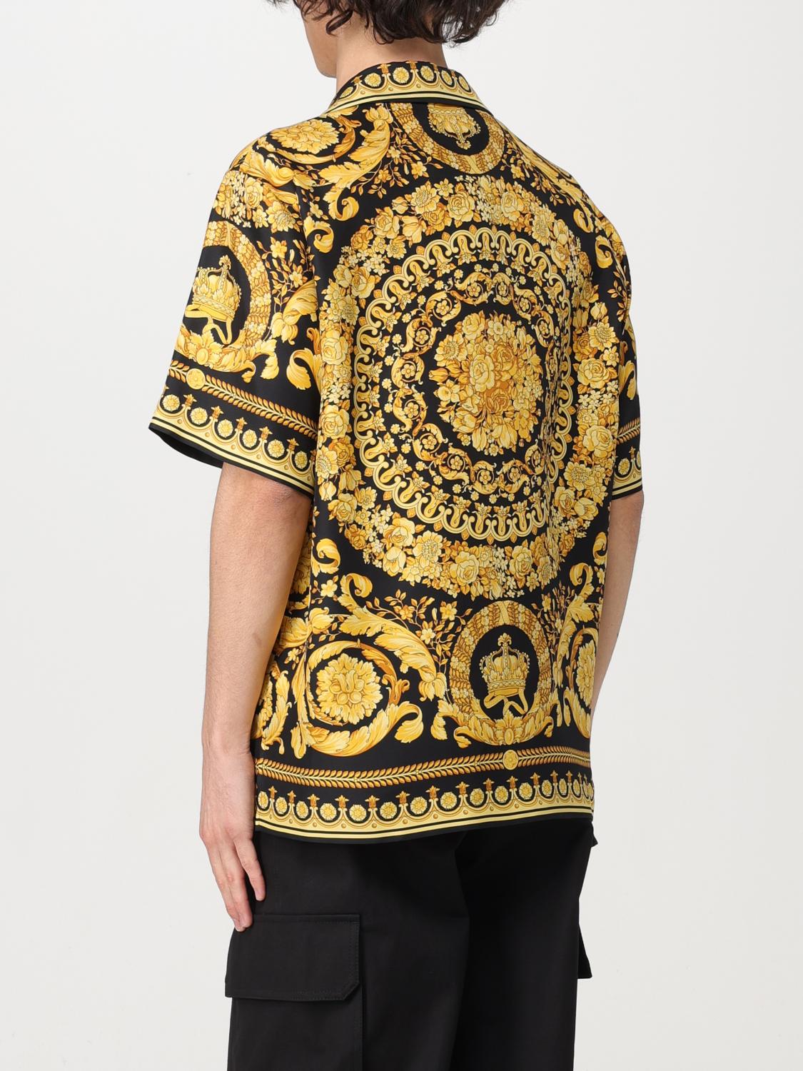 VERSACE SHIRT: Shirt men Versace, Black - Img 3