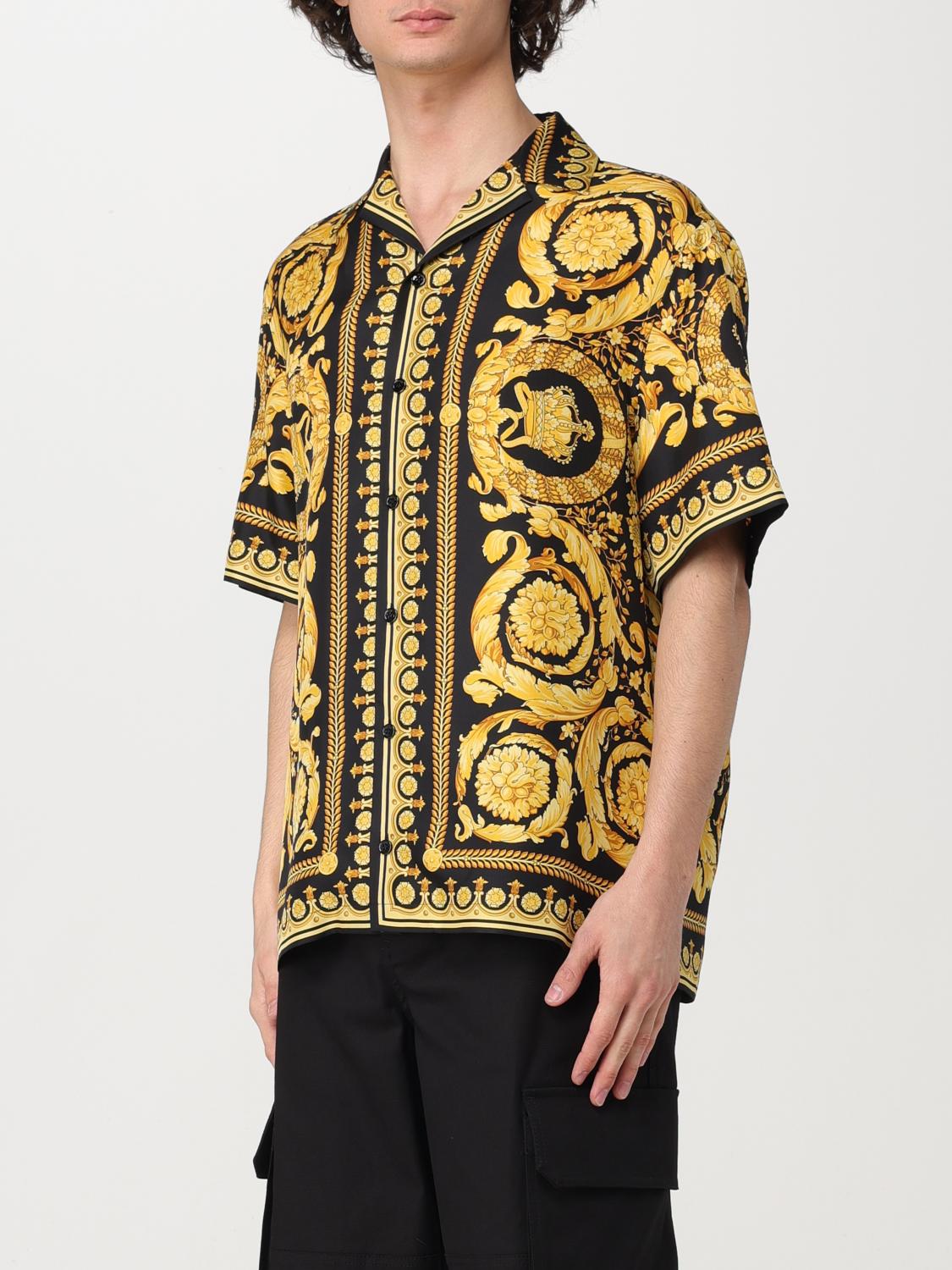 VERSACE SHIRT: Shirt men Versace, Black - Img 4