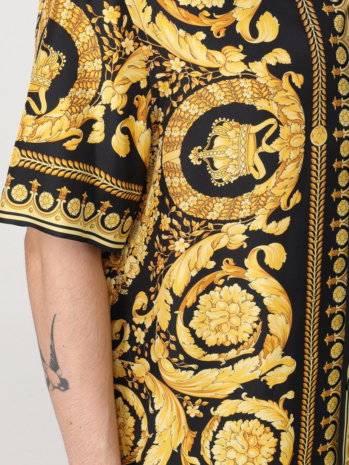 VERSACE SHIRT: Shirt men Versace, Black - Img 5