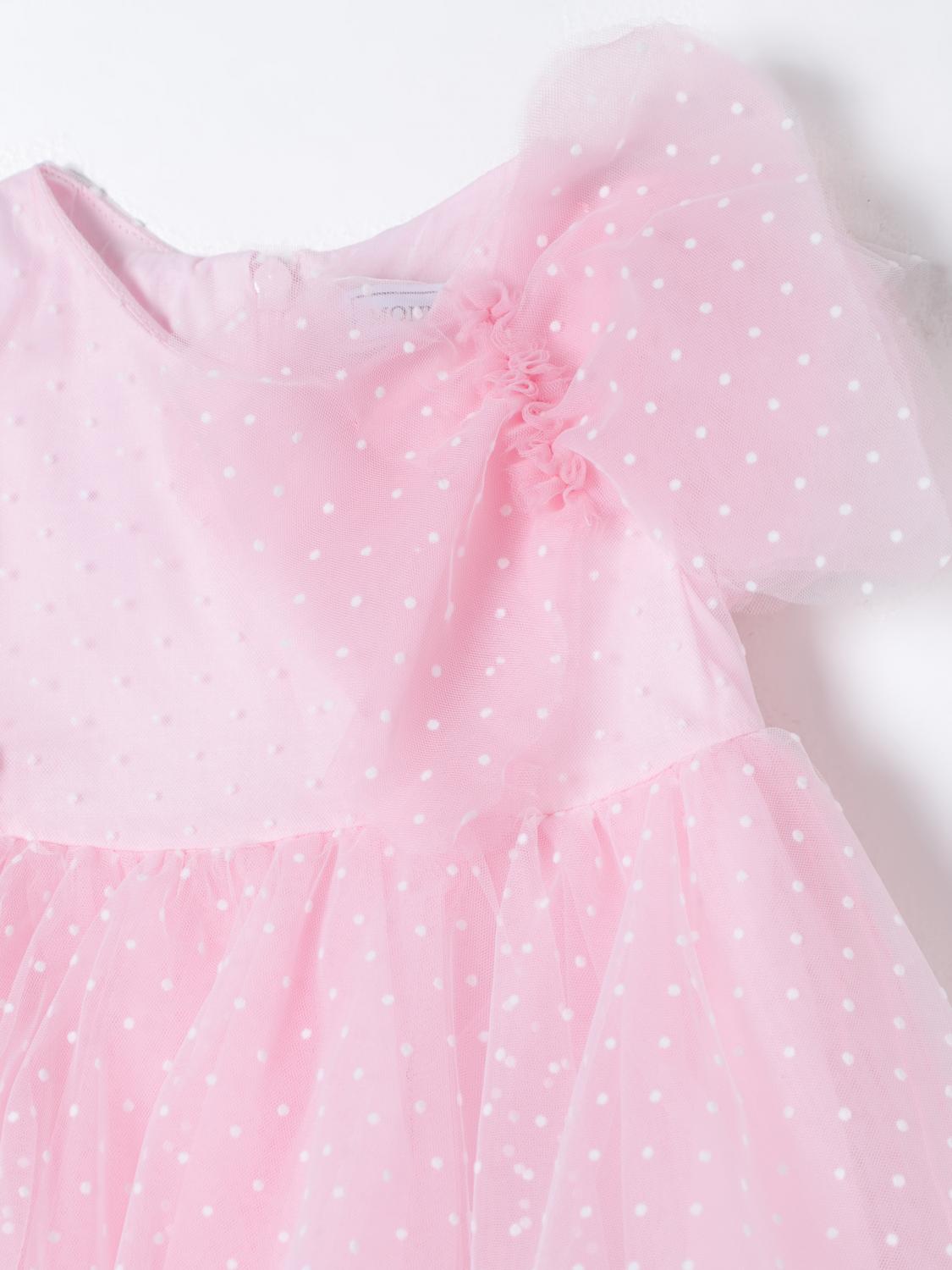 MONNALISA BARBOTEUSE: Robe enfant Monnalisa, Rose - Img 3